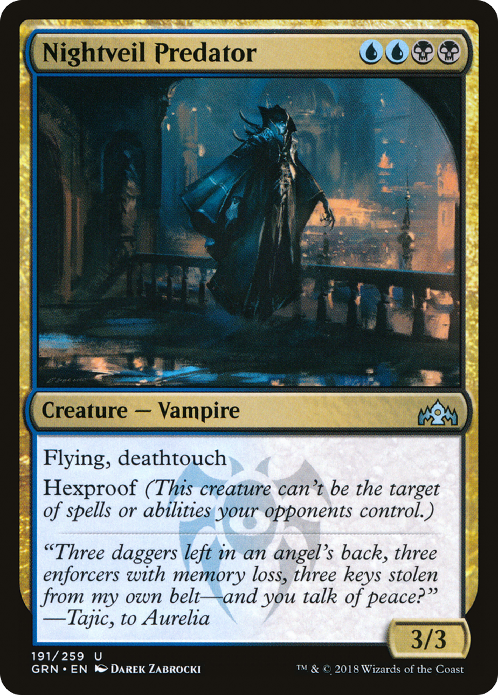 Nightveil Predator — Guilds of Ravnica — Magic: The Gathering
