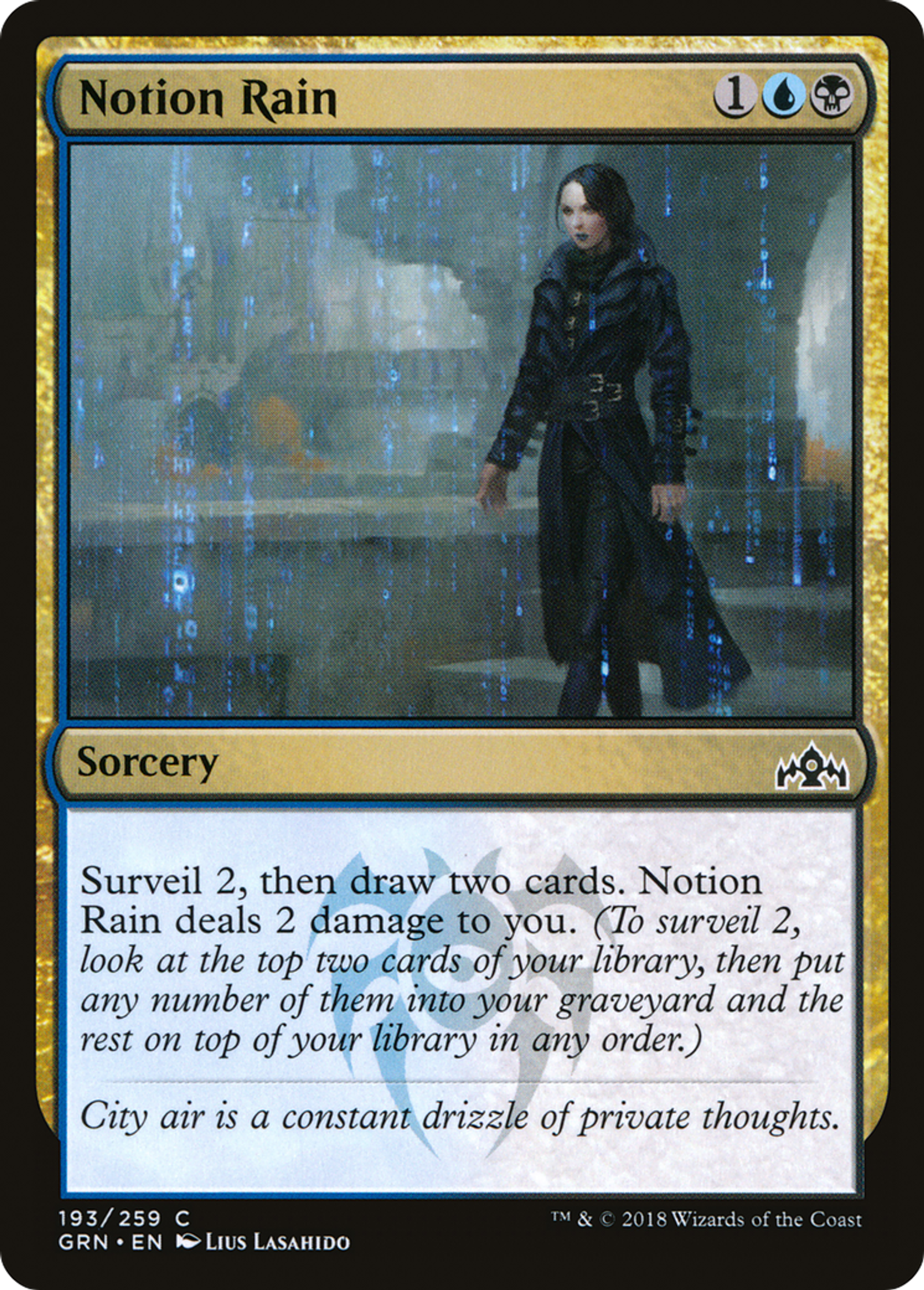 Pluie de notions — Guilds of Ravnica — Magic: The Gathering