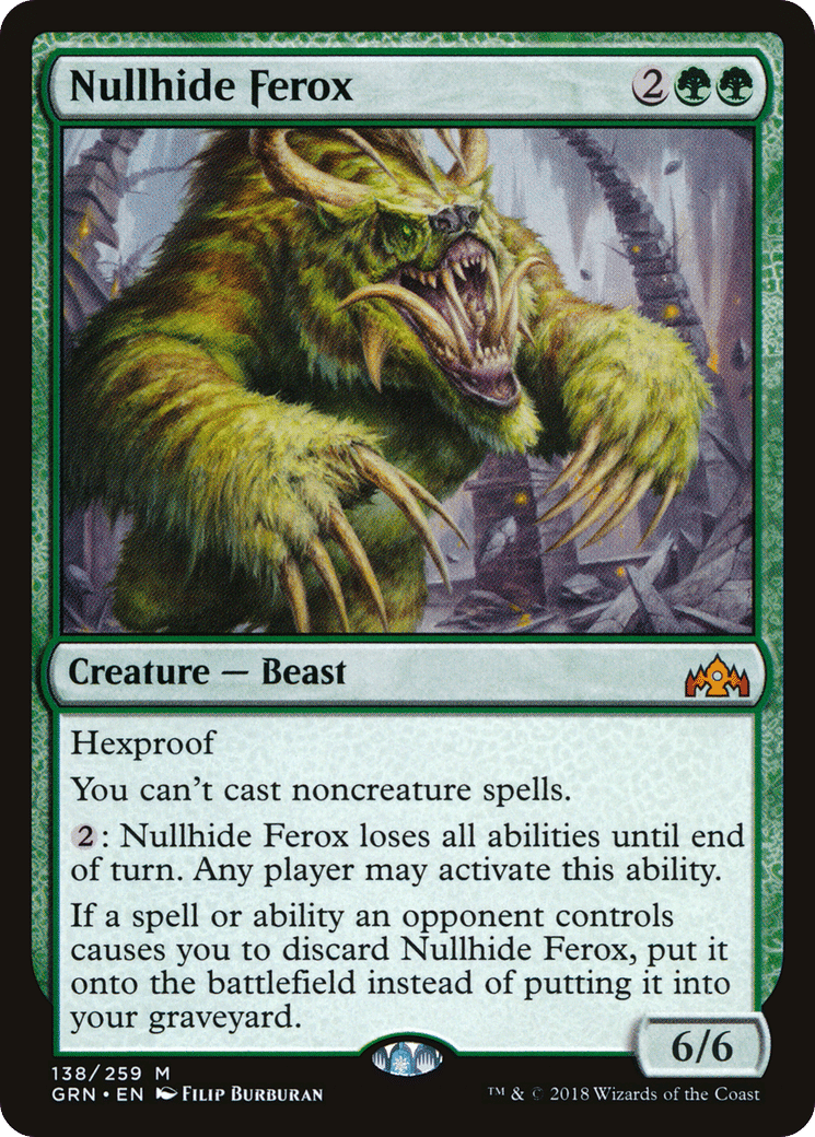 Nullhide Ferox — Guilds of Ravnica — Magic: The Gathering