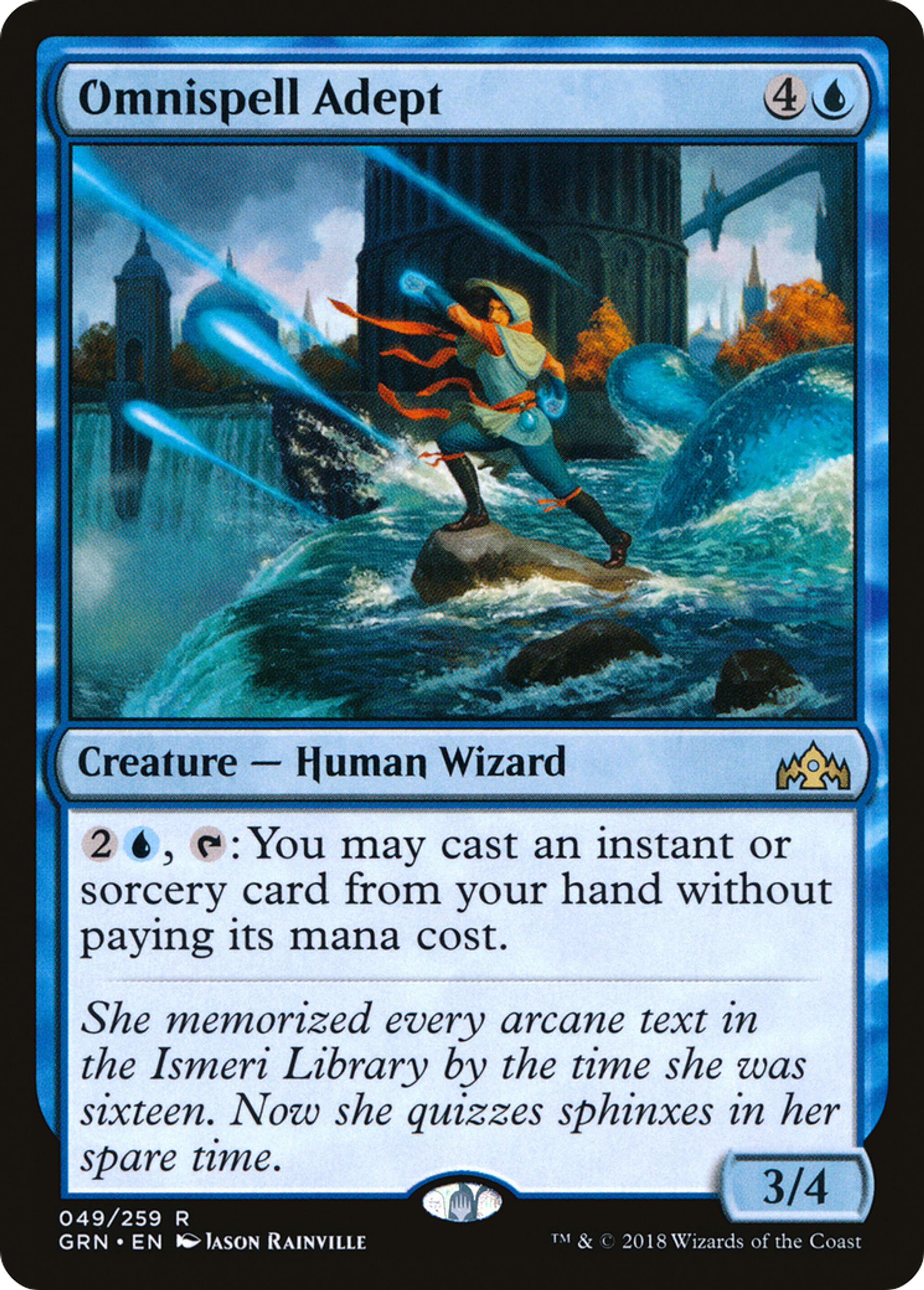 Omnispell Adept — Guilds of Ravnica — Magic: The Gathering