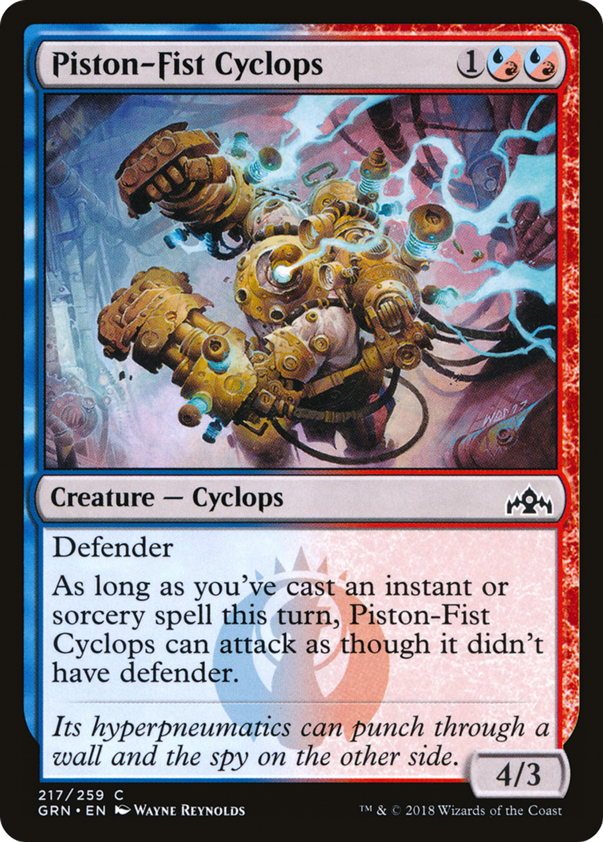 Cyclope au poing-piston — Guilds of Ravnica — Magic: The Gathering