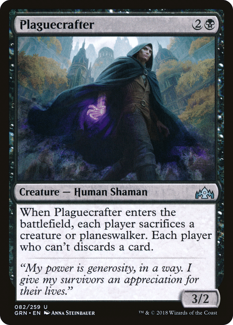 Plaguecrafter — Guilds of Ravnica — Magic: The Gathering
