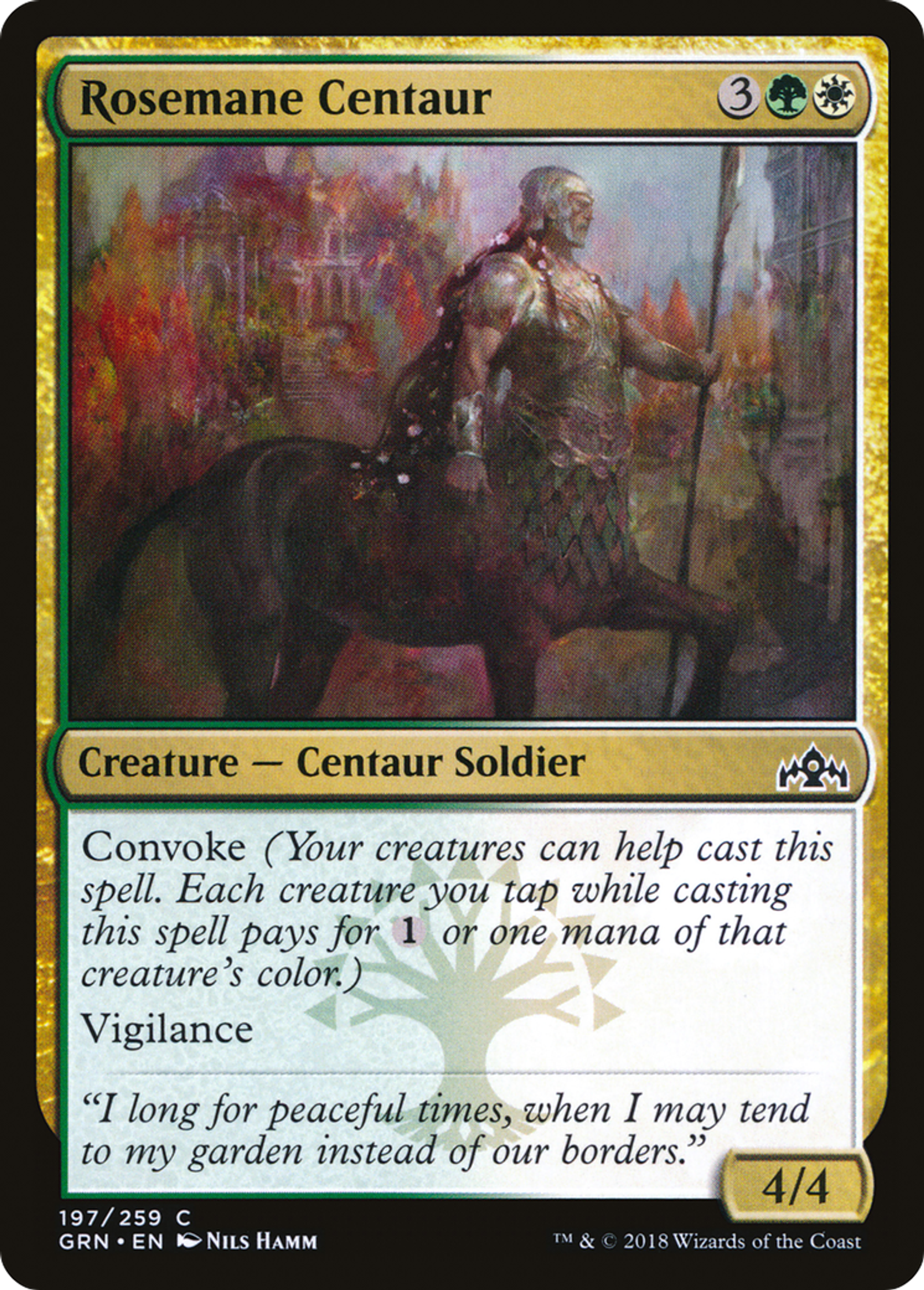 Rosemane Centaur — Guilds of Ravnica — Magic: The Gathering