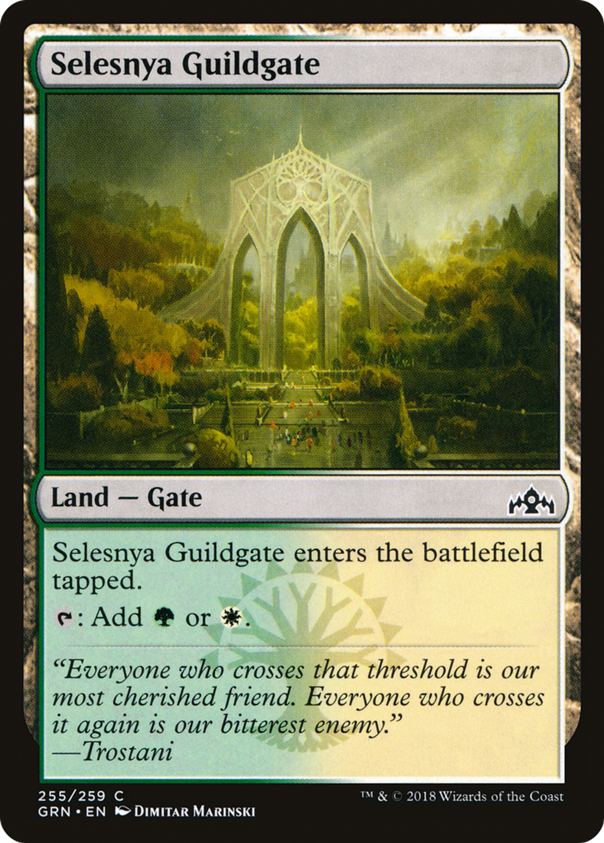 Porte de la guilde de Selesnya — Guilds of Ravnica — Magic: The Gathering