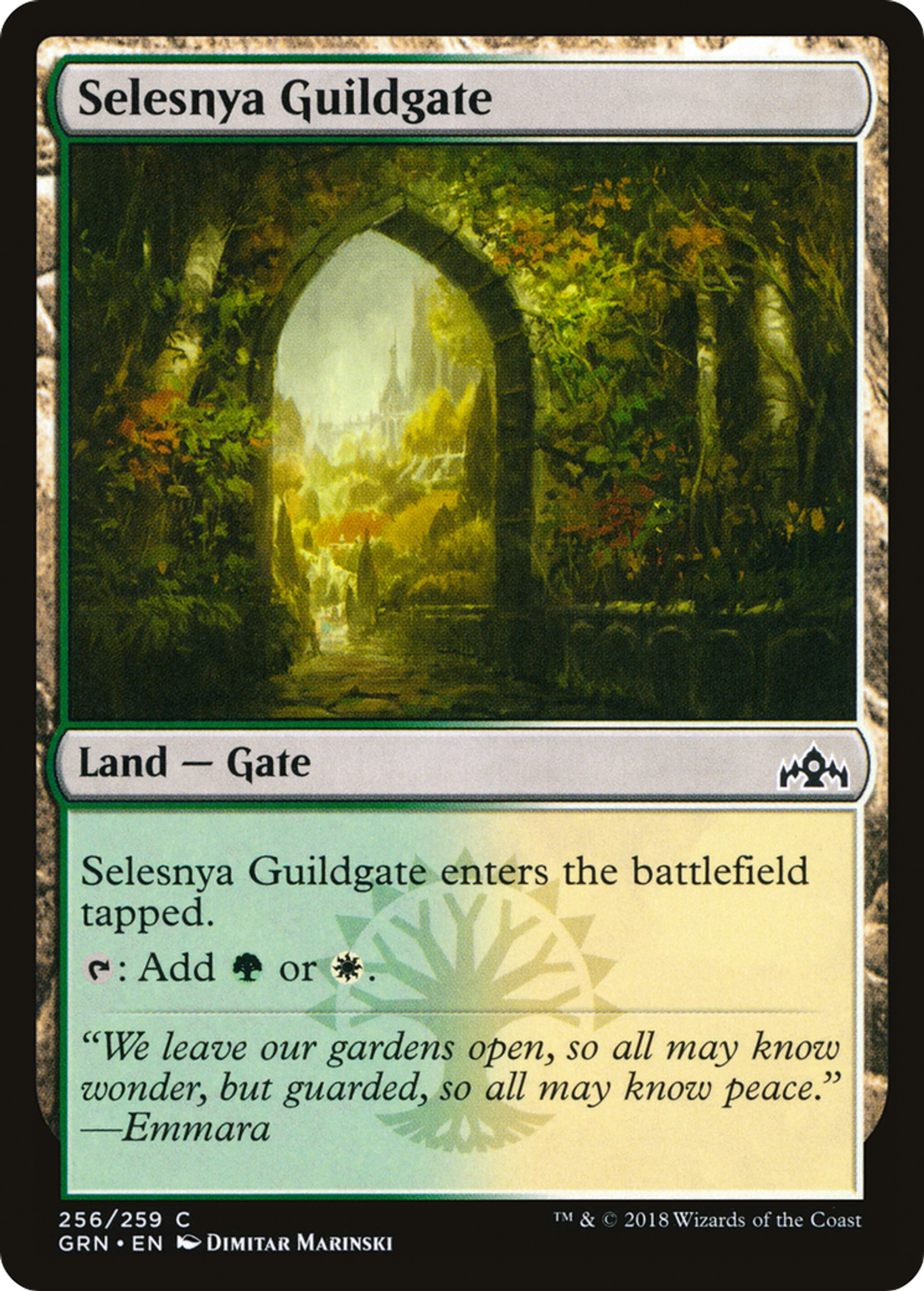 Porte de la guilde de Selesnya — Guilds of Ravnica — Magic: The Gathering