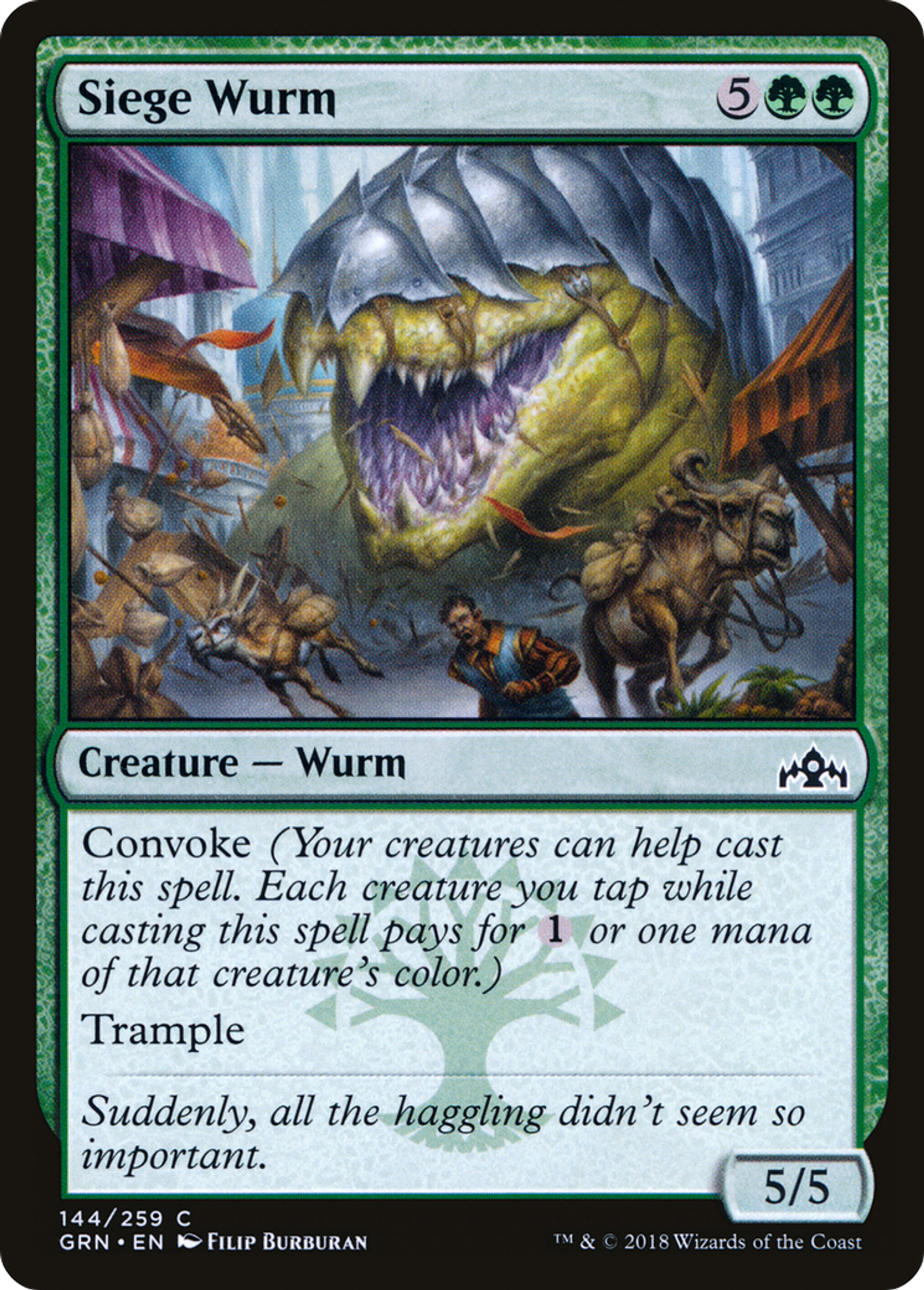 Guivre de siège — Guilds of Ravnica — Magic: The Gathering