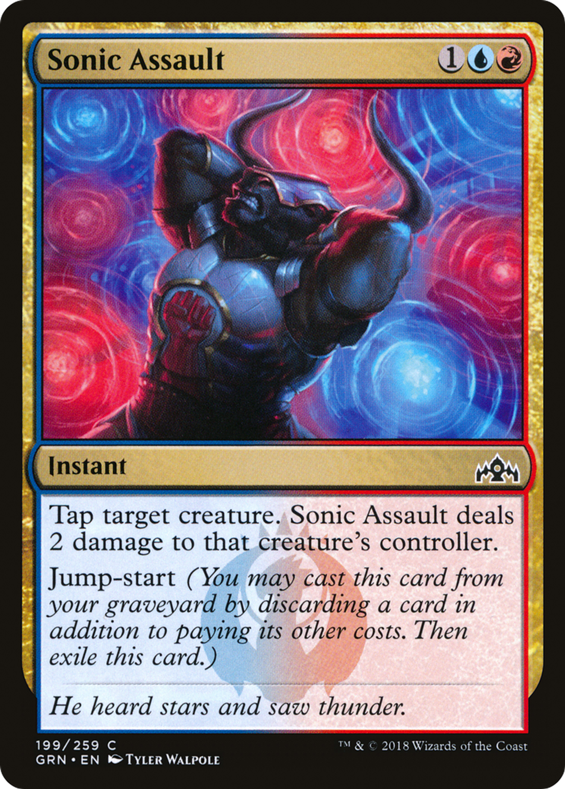 Sonic Assault — Guilds of Ravnica — Magic: The Gathering