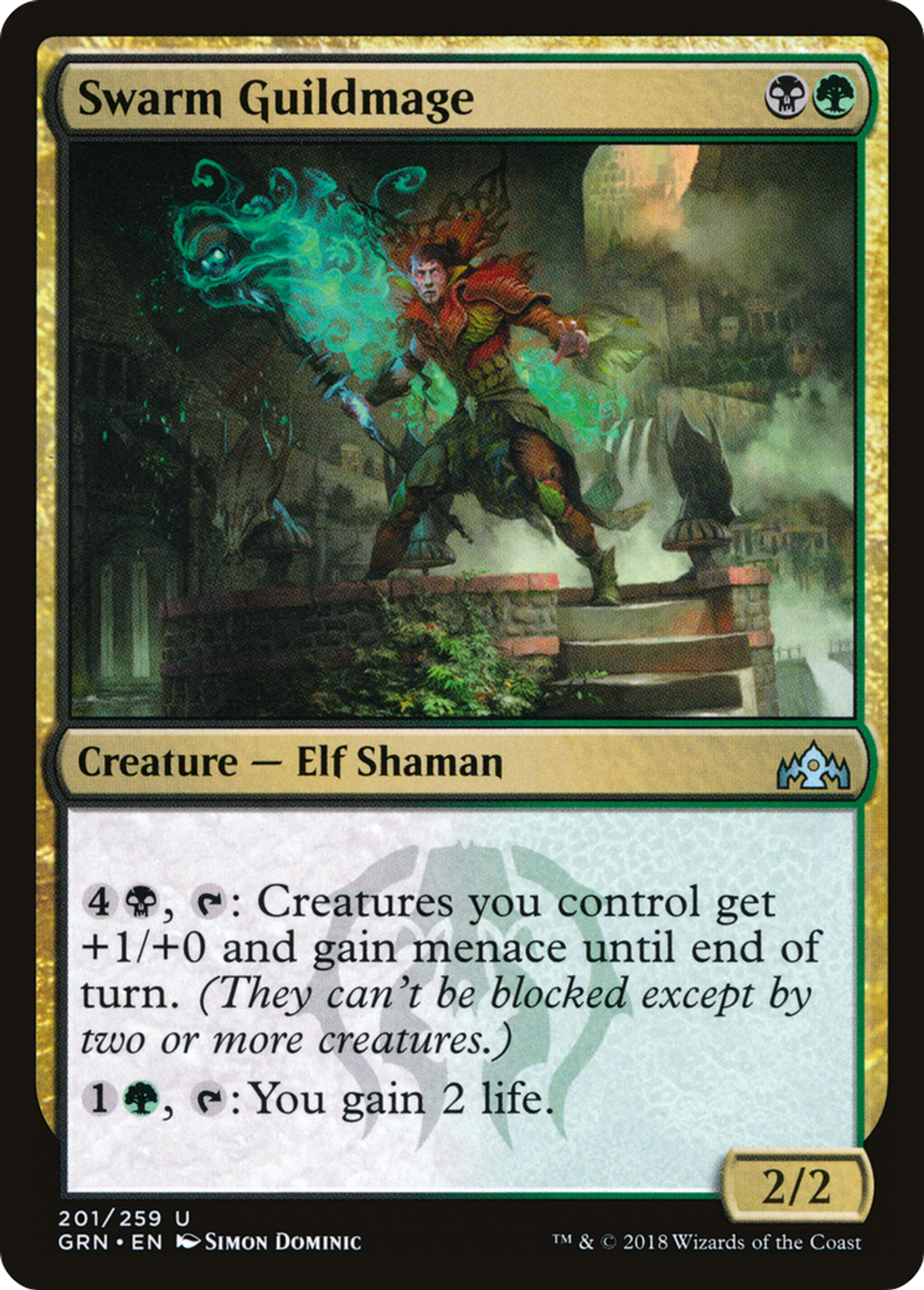 Ghildmage de l'Essaim — Guilds of Ravnica — Magic: The Gathering