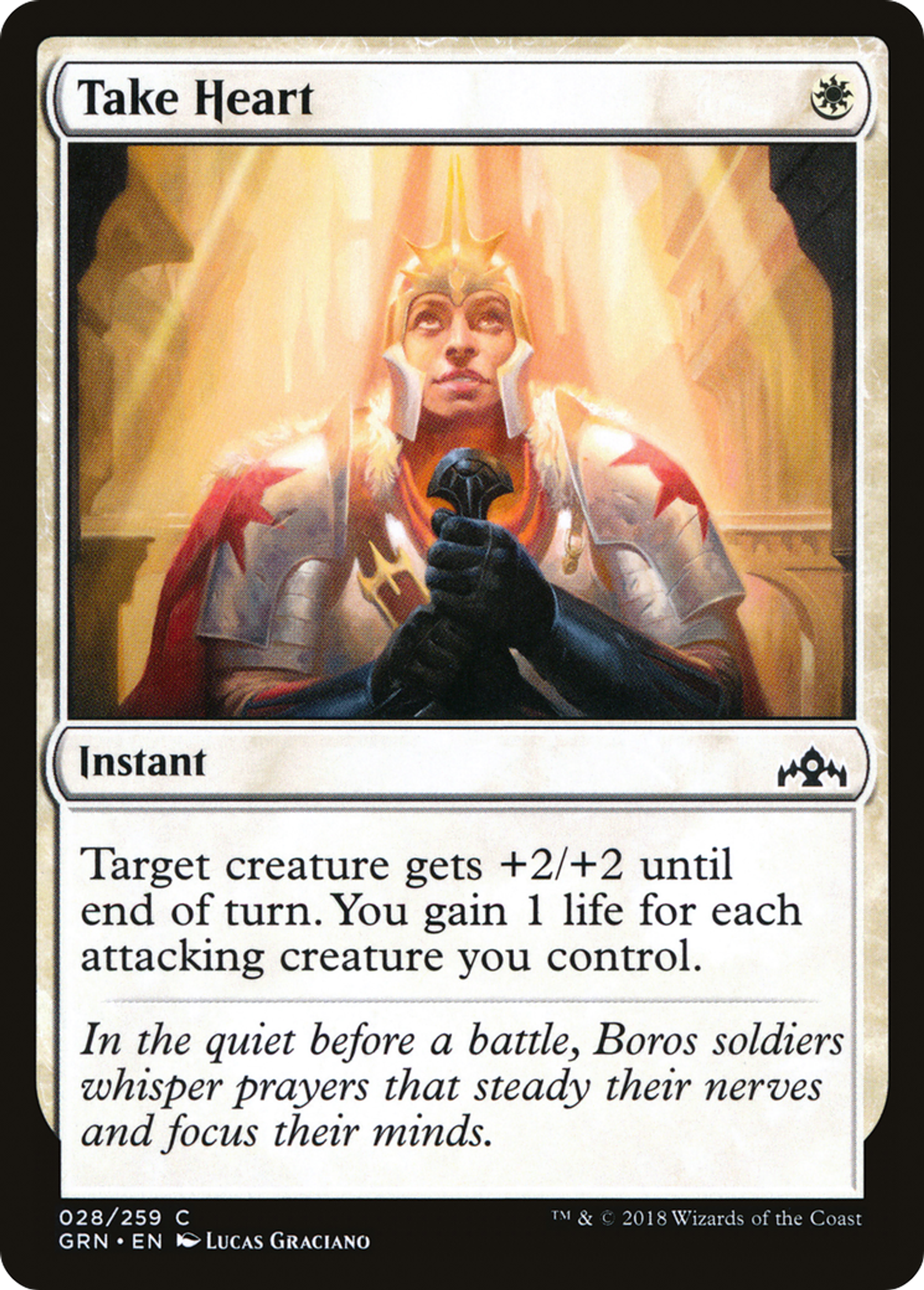 Take Heart — Guilds of Ravnica — Magic: The Gathering