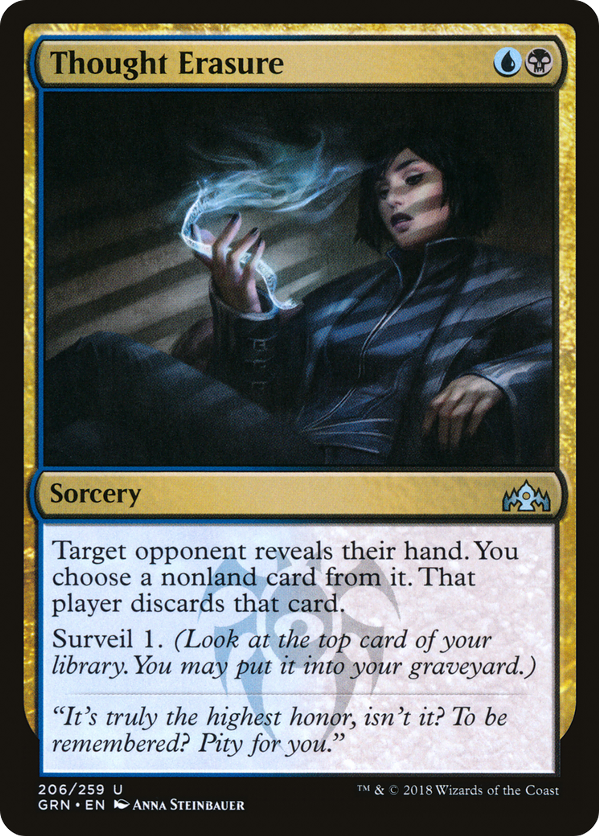 Effacement des pensées — Guilds of Ravnica — Magic: The Gathering