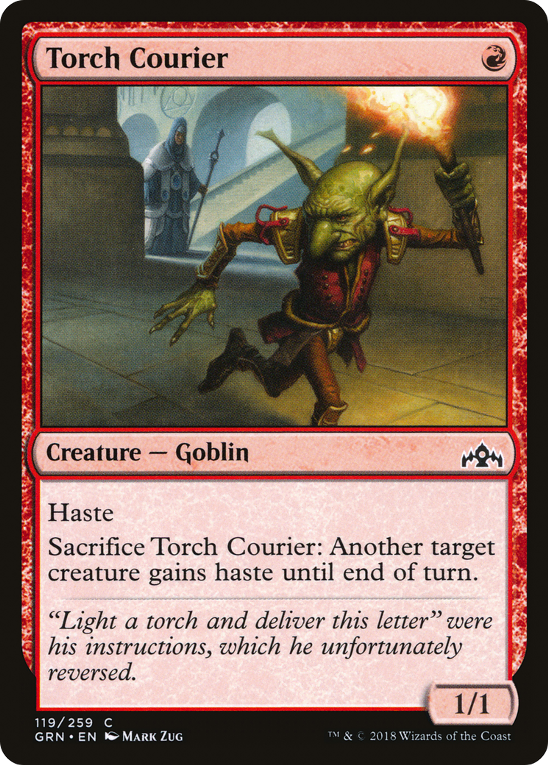 Messager porte-torche — Guilds of Ravnica — Magic: The Gathering
