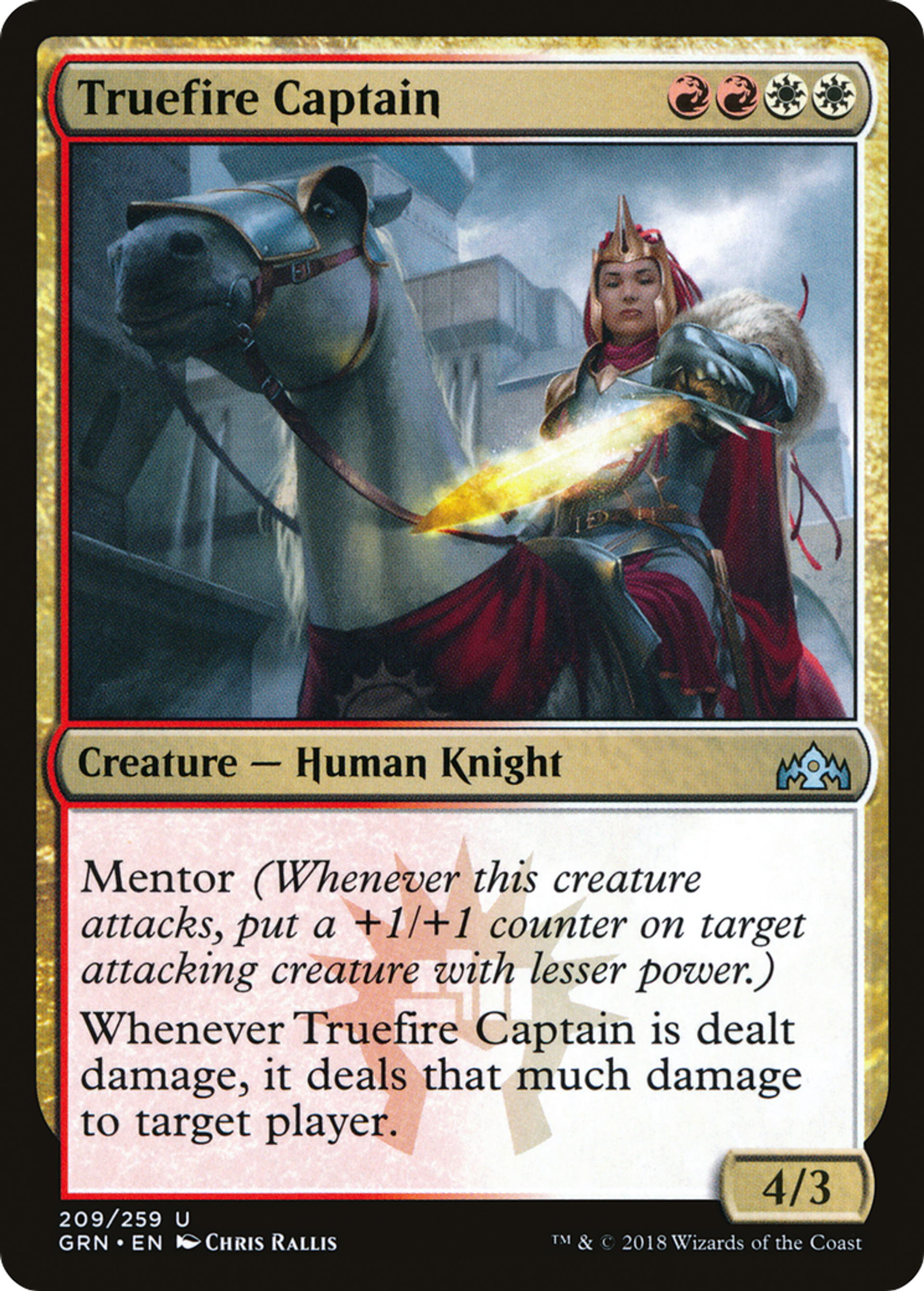 Capitaine de Feuréal — Guilds of Ravnica — Magic: The Gathering