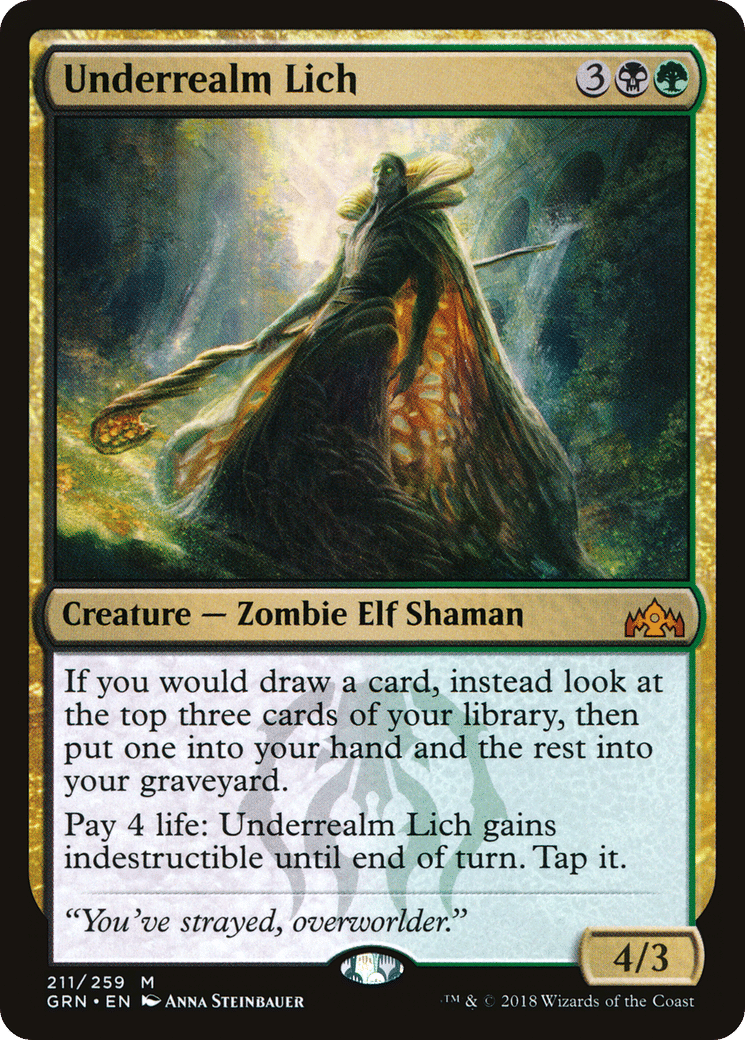 Underrealm Lich — Guilds of Ravnica — Magic: The Gathering