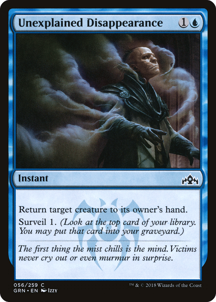 Unexplained Disappearance — Guilds of Ravnica — Magic: The Gathering