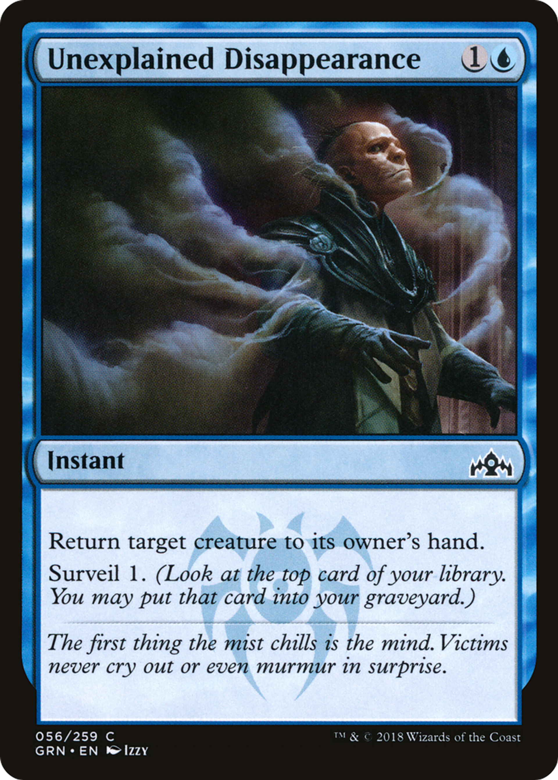 Disparition inexpliquée — Guilds of Ravnica — Magic: The Gathering