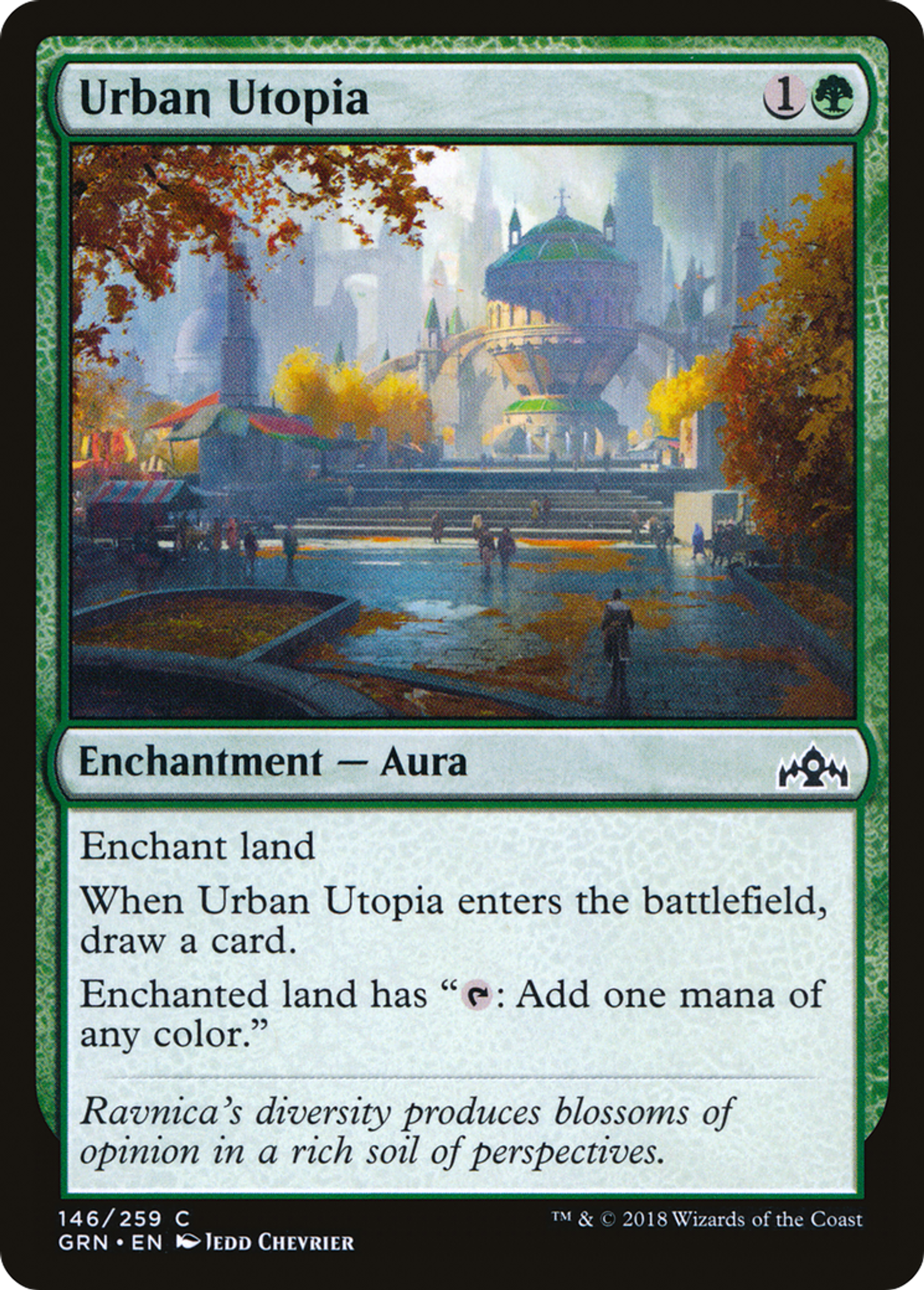 Utopie urbaine — Guilds of Ravnica — Magic: The Gathering