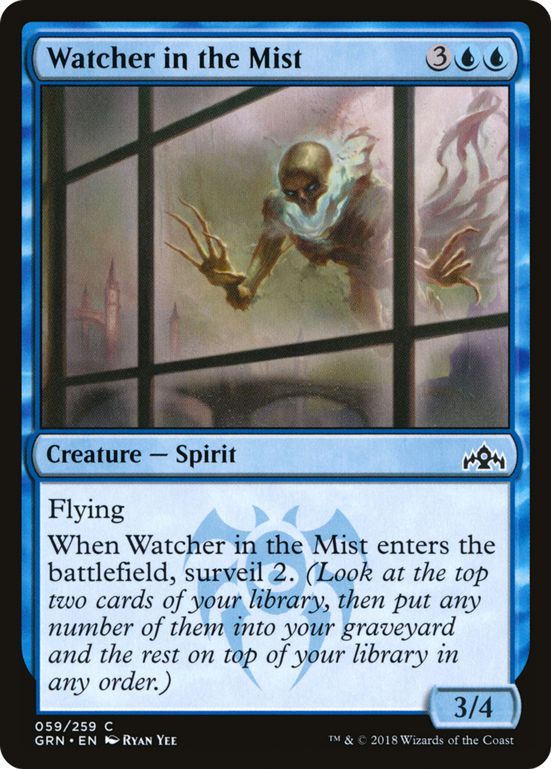 Watcher in the Mist — Guilds of Ravnica — Magic: The Gathering