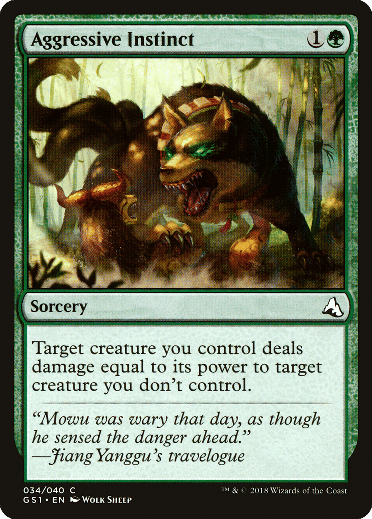 Aggressive Instinct — Global Series Jiang Yanggu & Mu Yanling — Magic: The Gathering