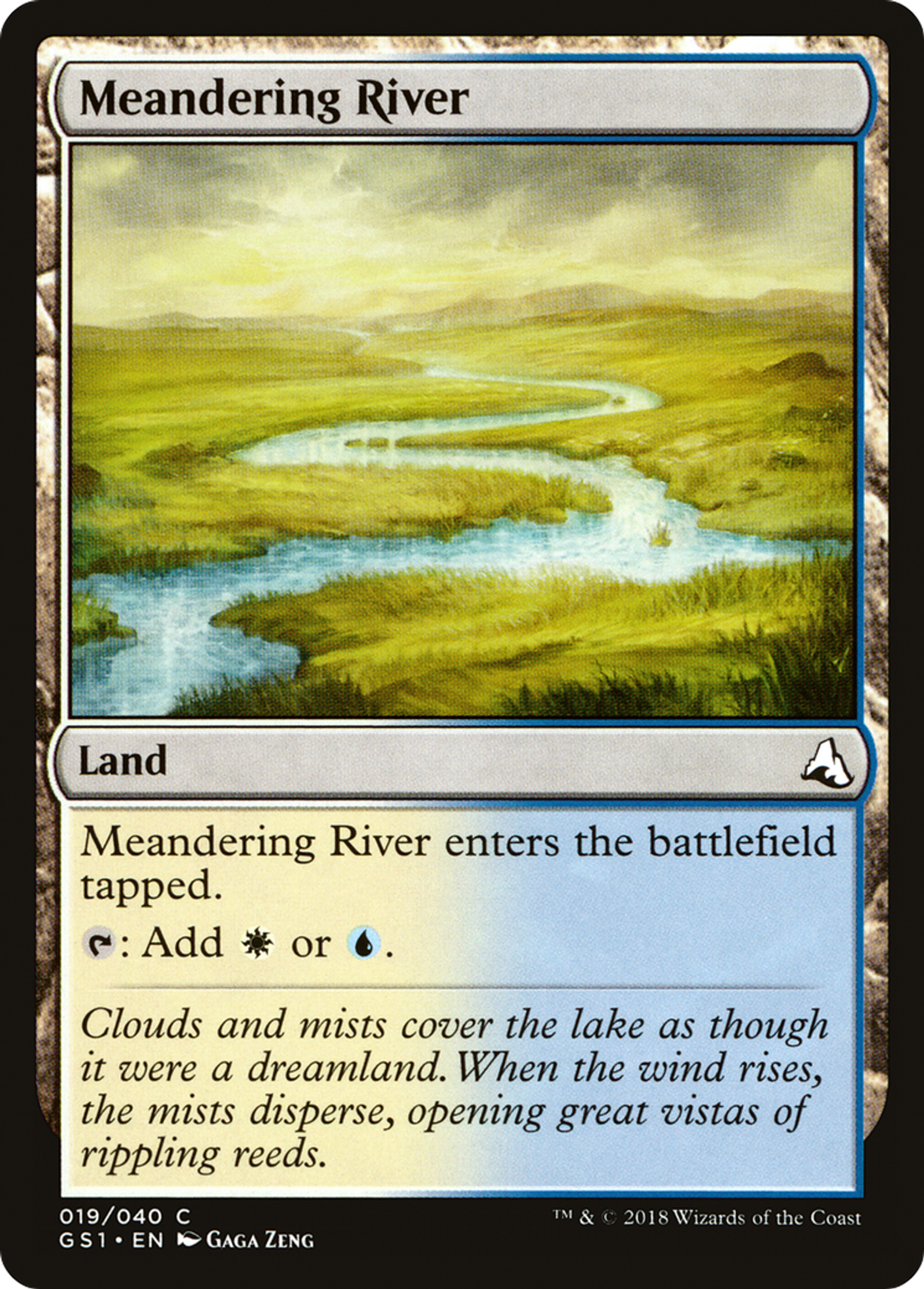 Meandering River — Global Series Jiang Yanggu & Mu Yanling — Magic: The Gathering