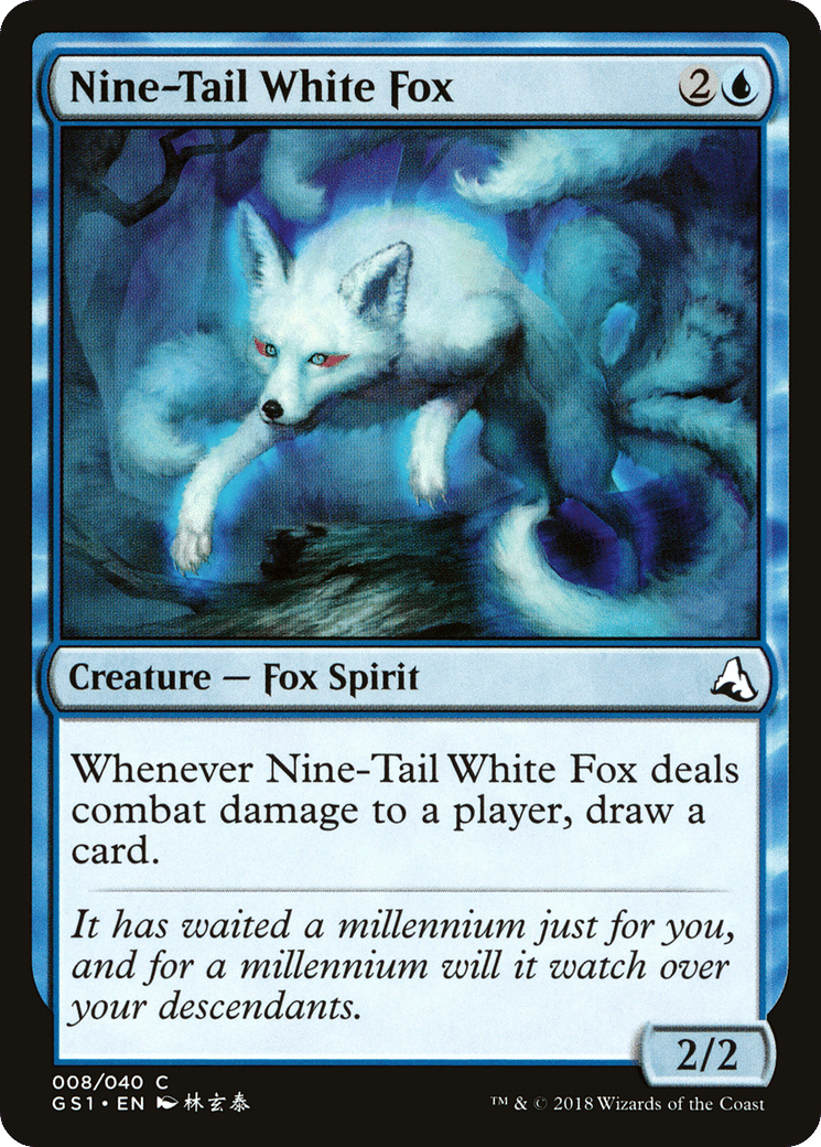 Nine-Tail White Fox — Global Series Jiang Yanggu & Mu Yanling — Magic: The Gathering