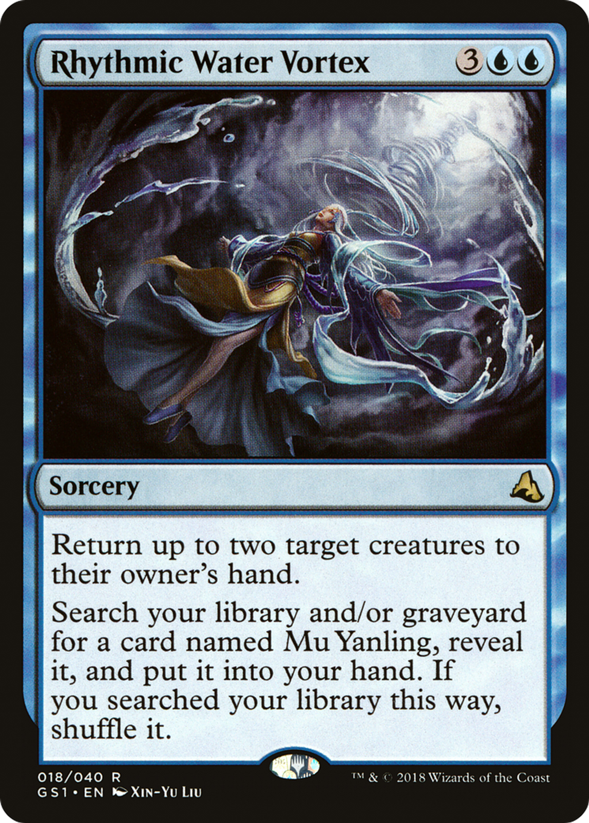 Rhythmic Water Vortex — Global Series Jiang Yanggu & Mu Yanling — Magic: The Gathering