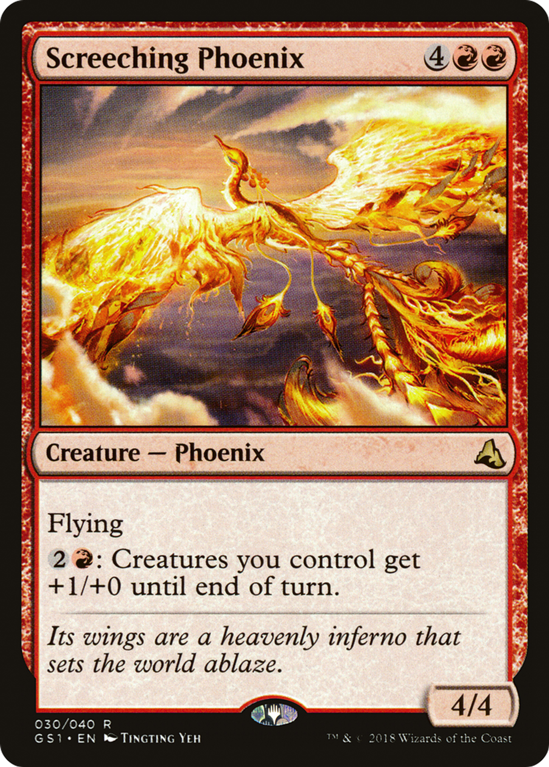 Screeching Phoenix — Global Series Jiang Yanggu & Mu Yanling — Magic: The Gathering