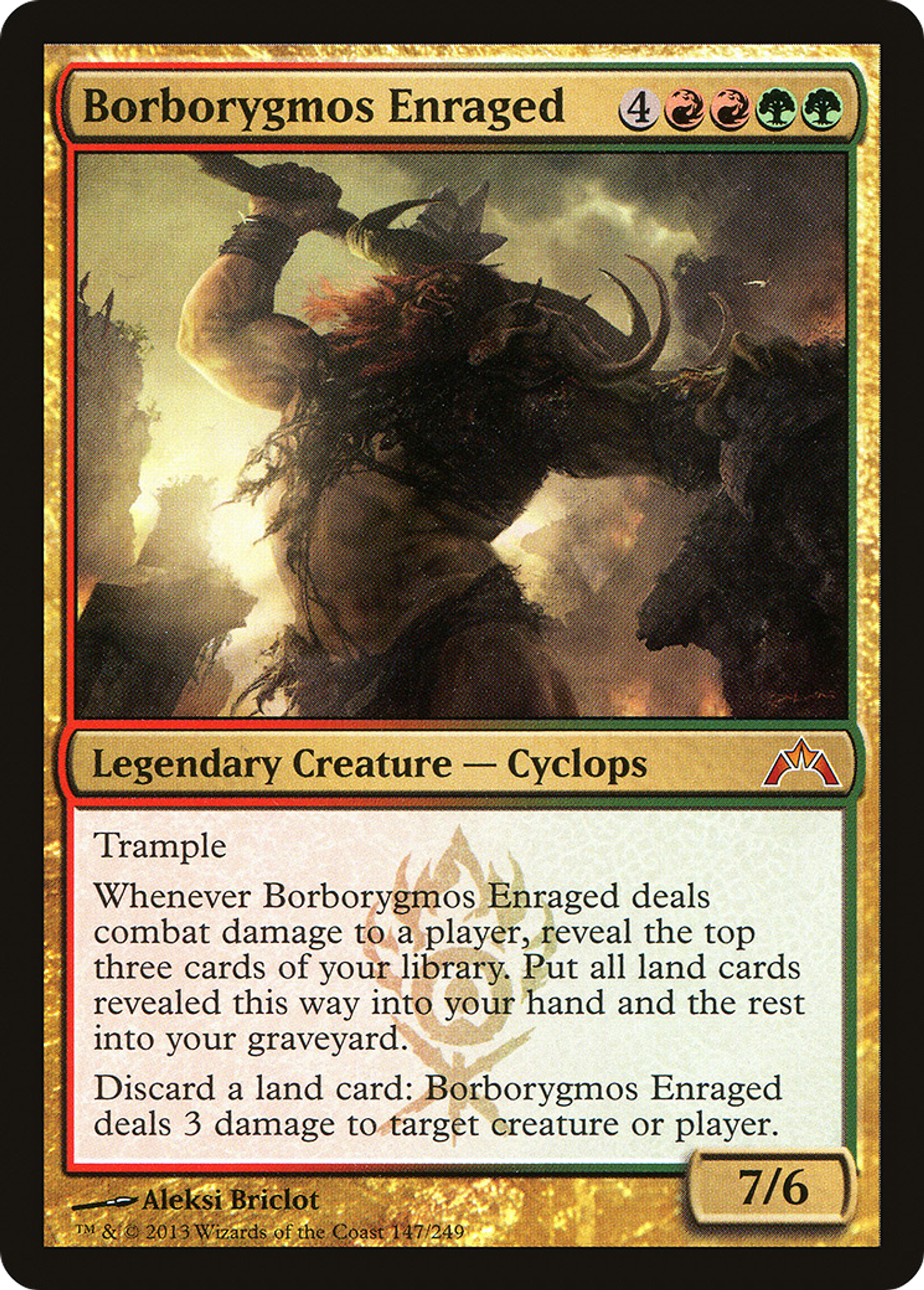 Borborygmos Enraged — Gatecrash — Magic: The Gathering