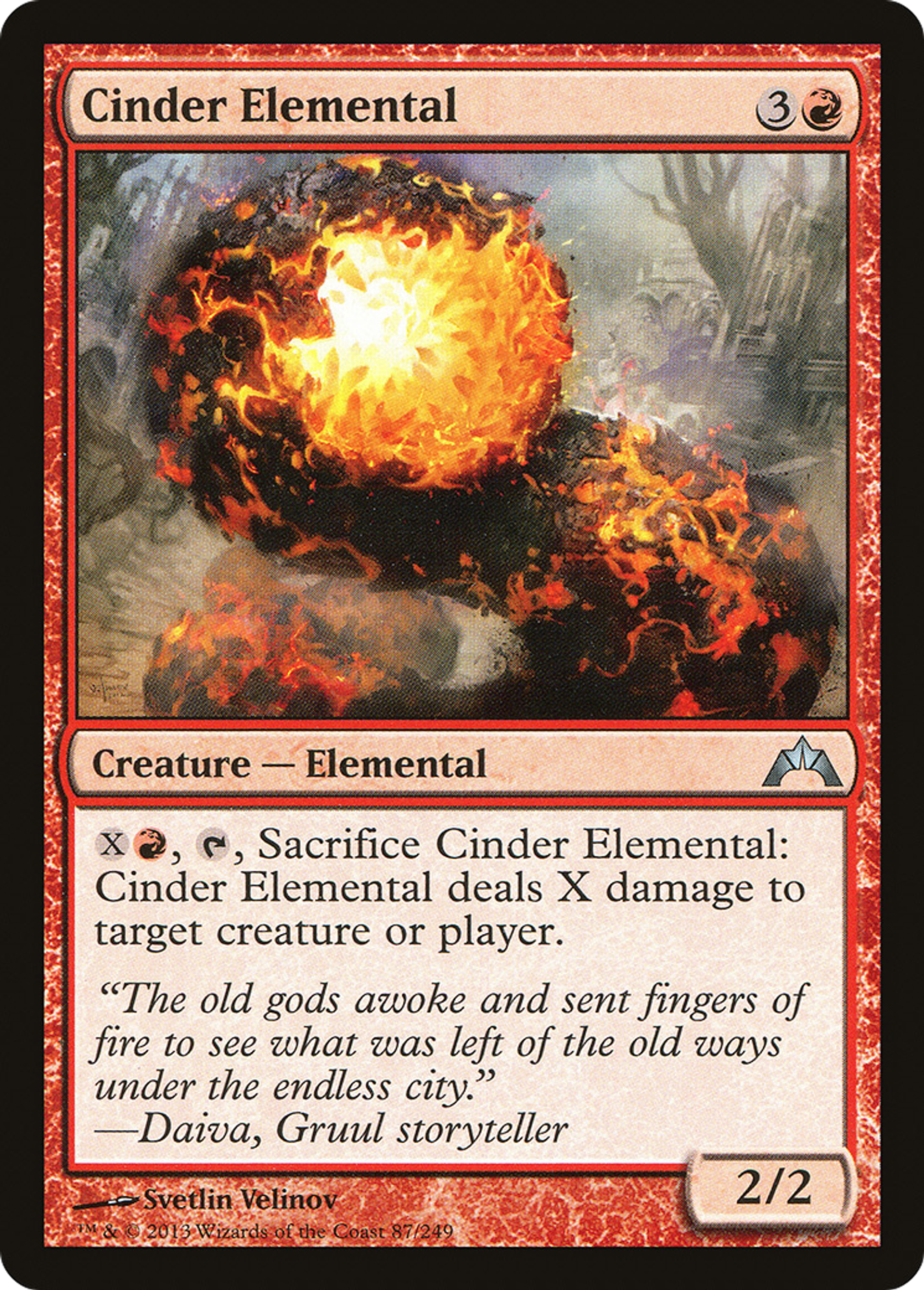 Cinder Elemental — Gatecrash — Magic: The Gathering