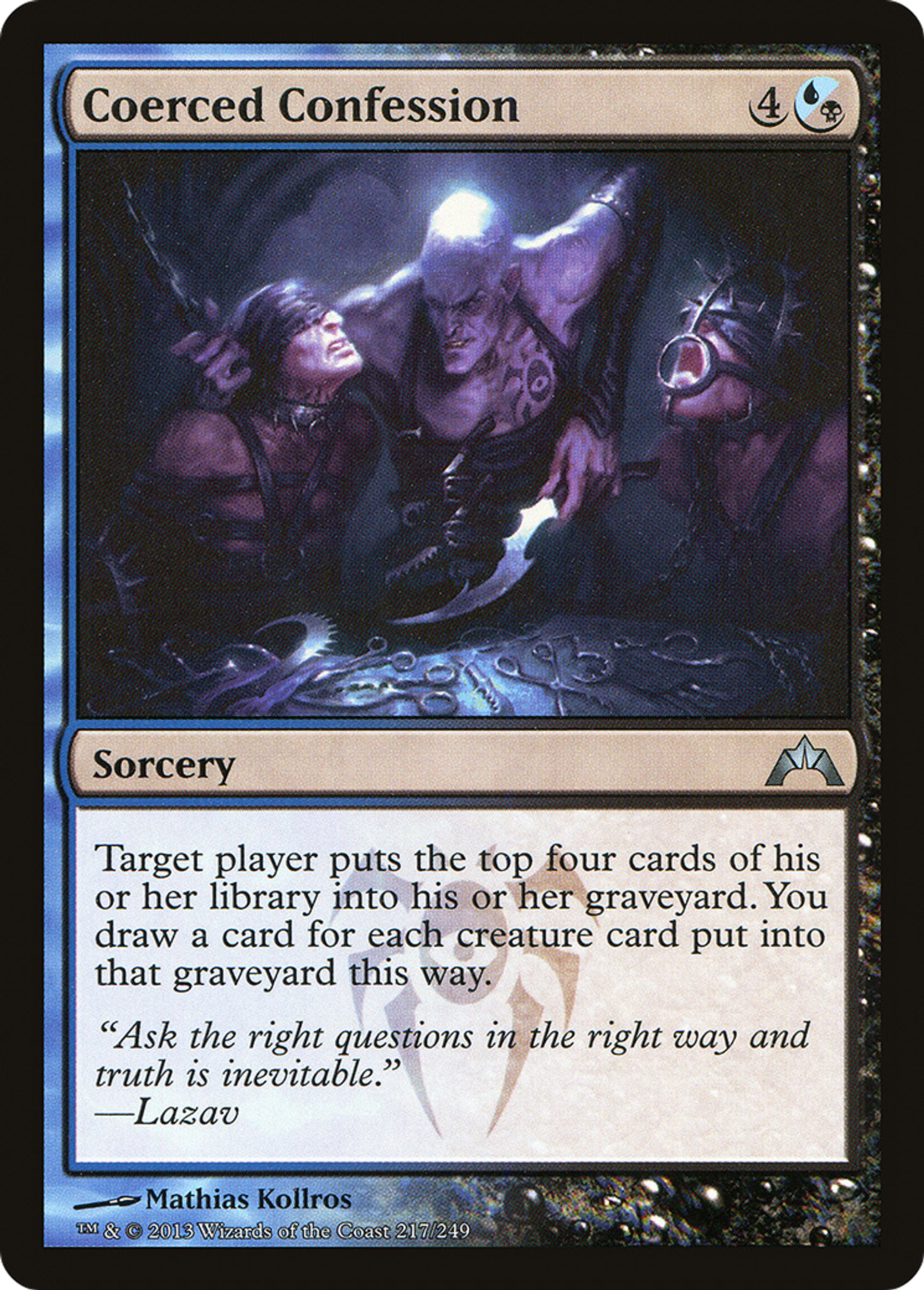 Coerced Confession — Gatecrash — Magic: The Gathering
