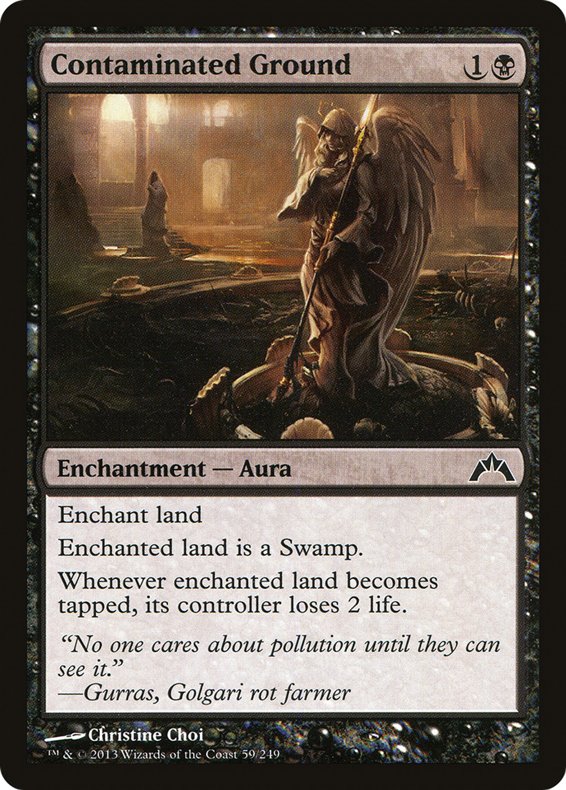 Contaminated Ground — Gatecrash — Magic: The Gathering
