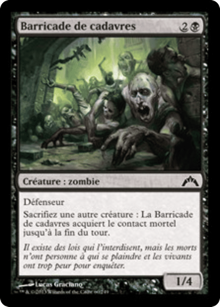 Barricade de cadavres — Gatecrash — Magic: The Gathering