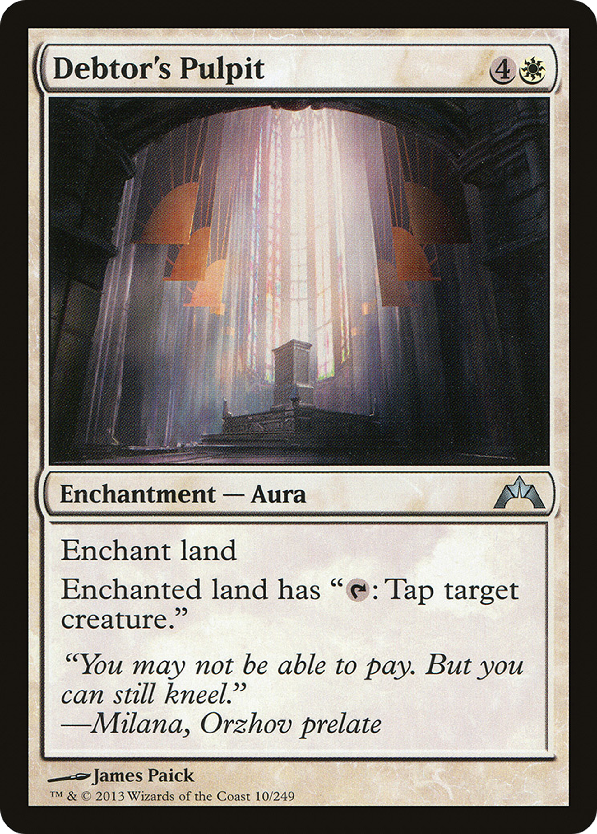 Debtor's Pulpit — Gatecrash — Magic: The Gathering