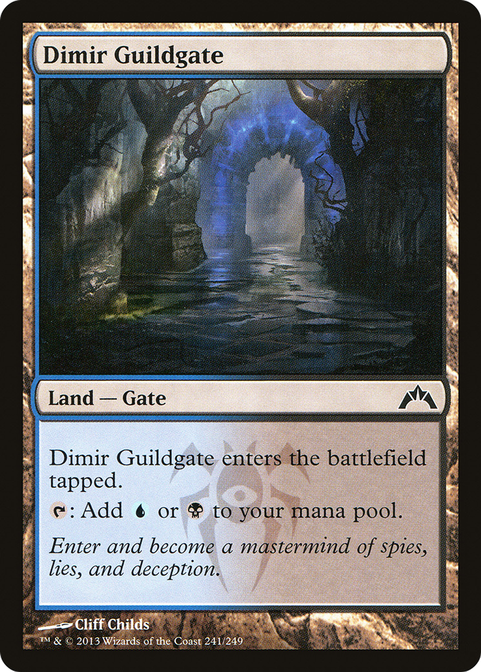 Dimir Guildgate — Gatecrash — Magic: The Gathering