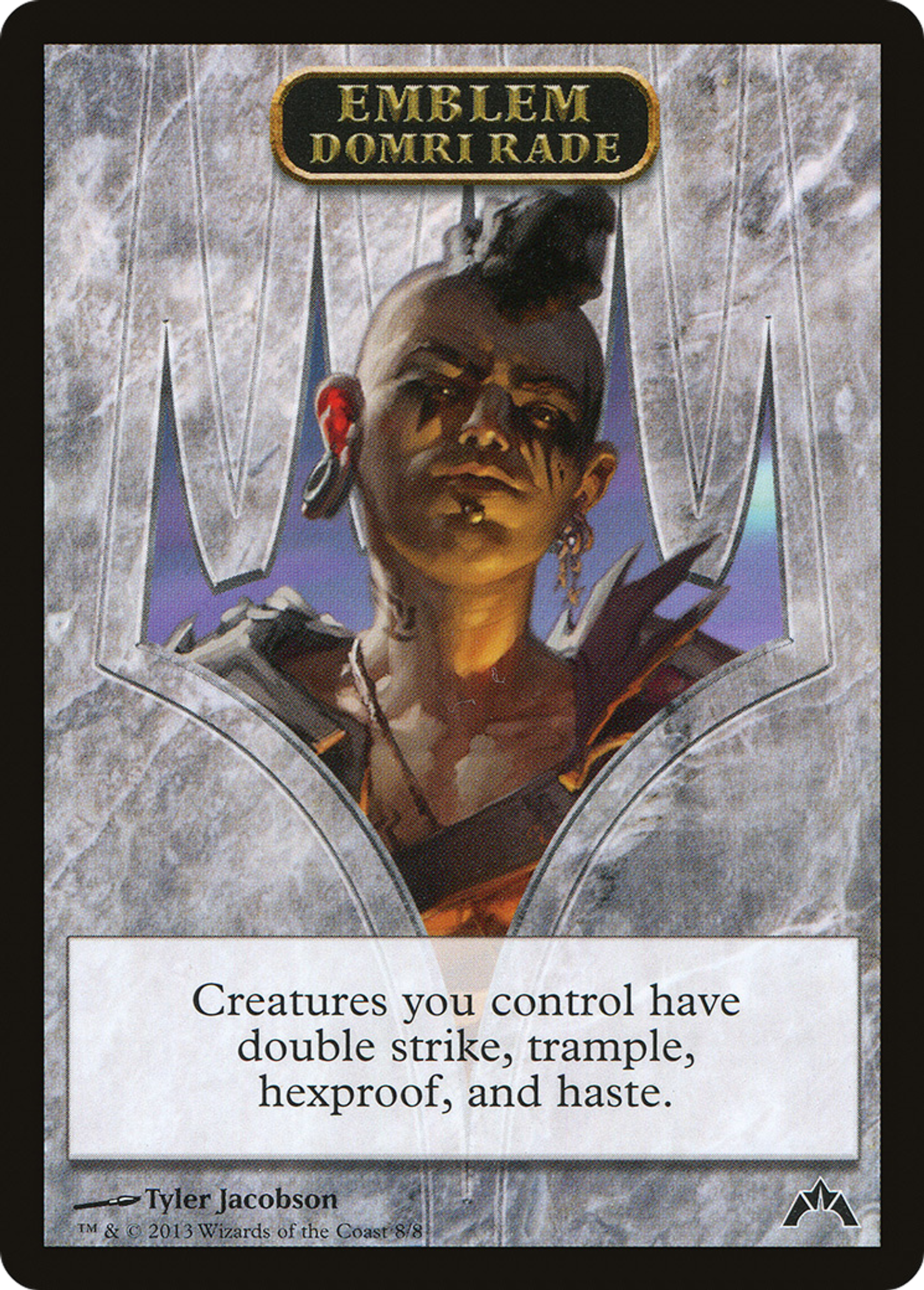 Domri Rade Emblem — Gatecrash — Magic: The Gathering