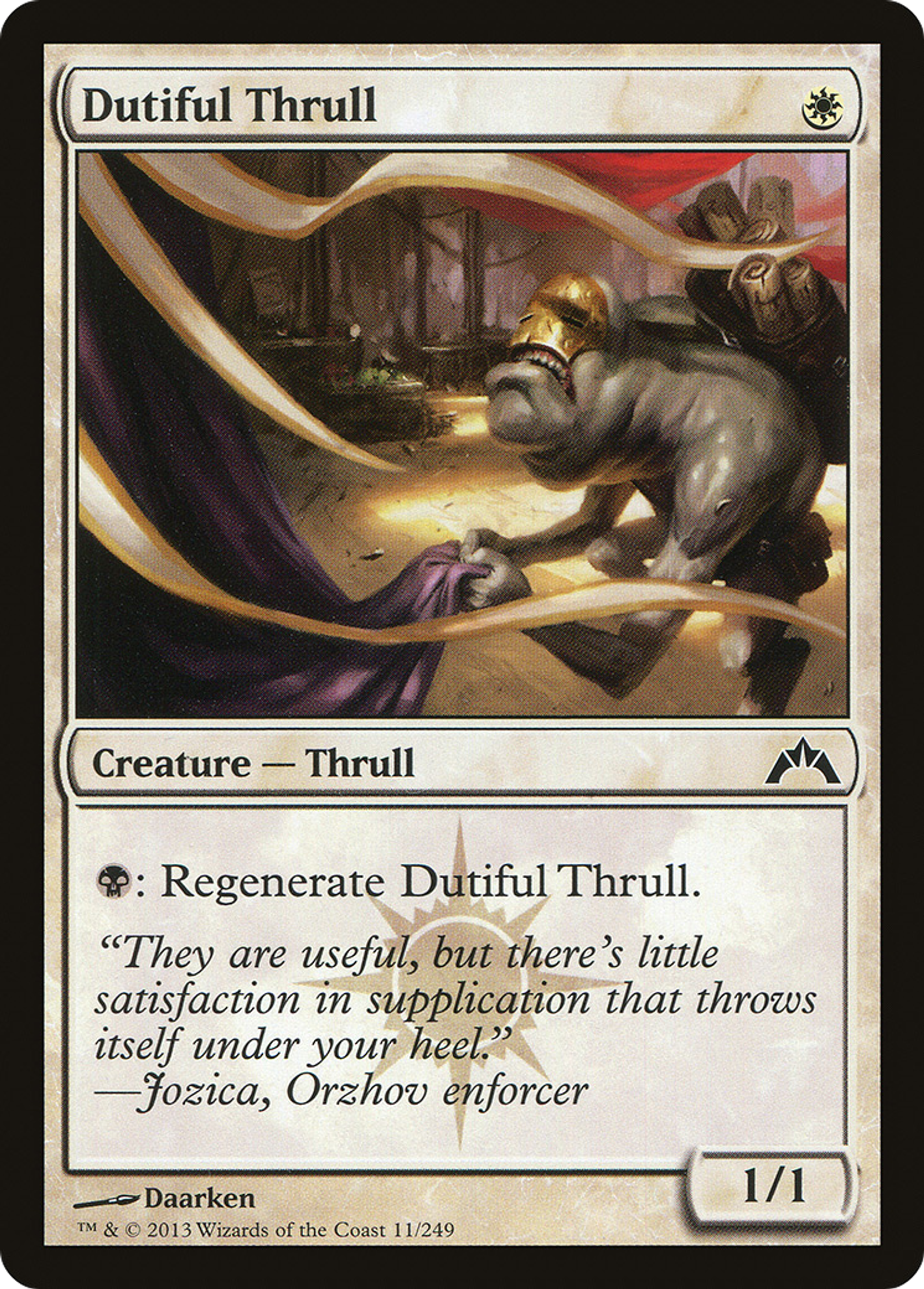 Dutiful Thrull — Gatecrash — Magic: The Gathering