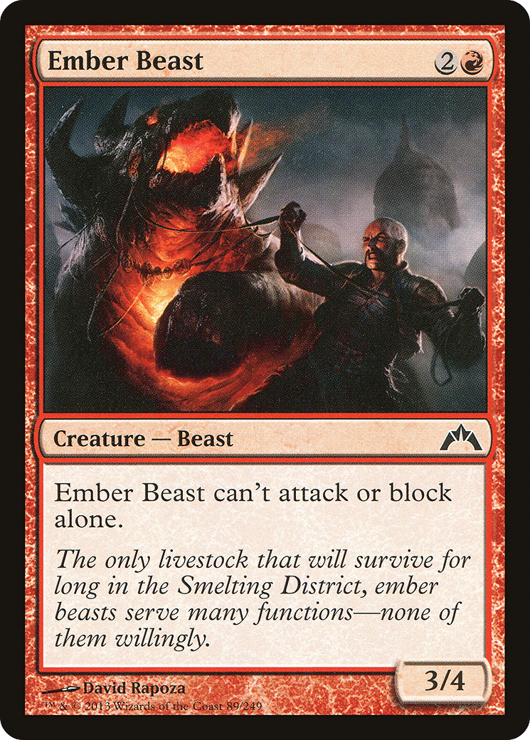 Ember Beast — Gatecrash — Magic: The Gathering