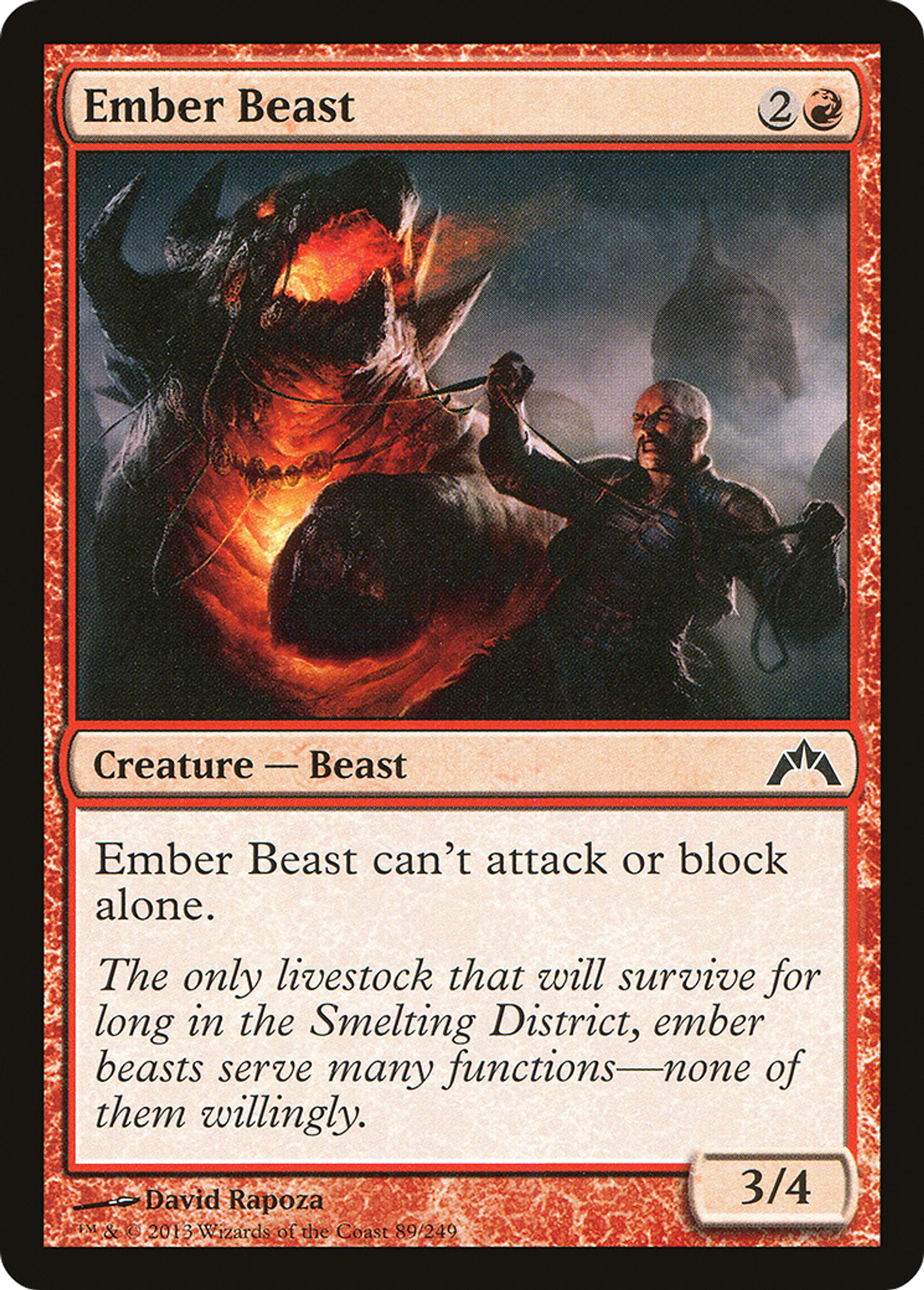 Ember Beast — Gatecrash — Magic: The Gathering