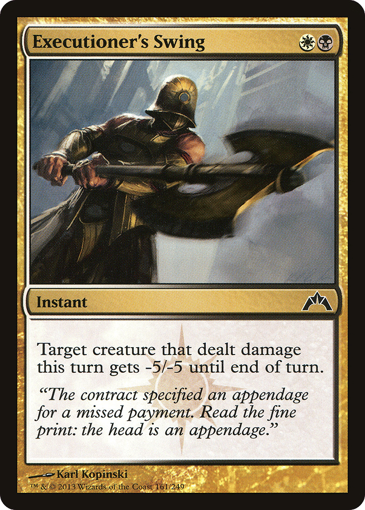 Executioner's Swing — Gatecrash — Magic: The Gathering