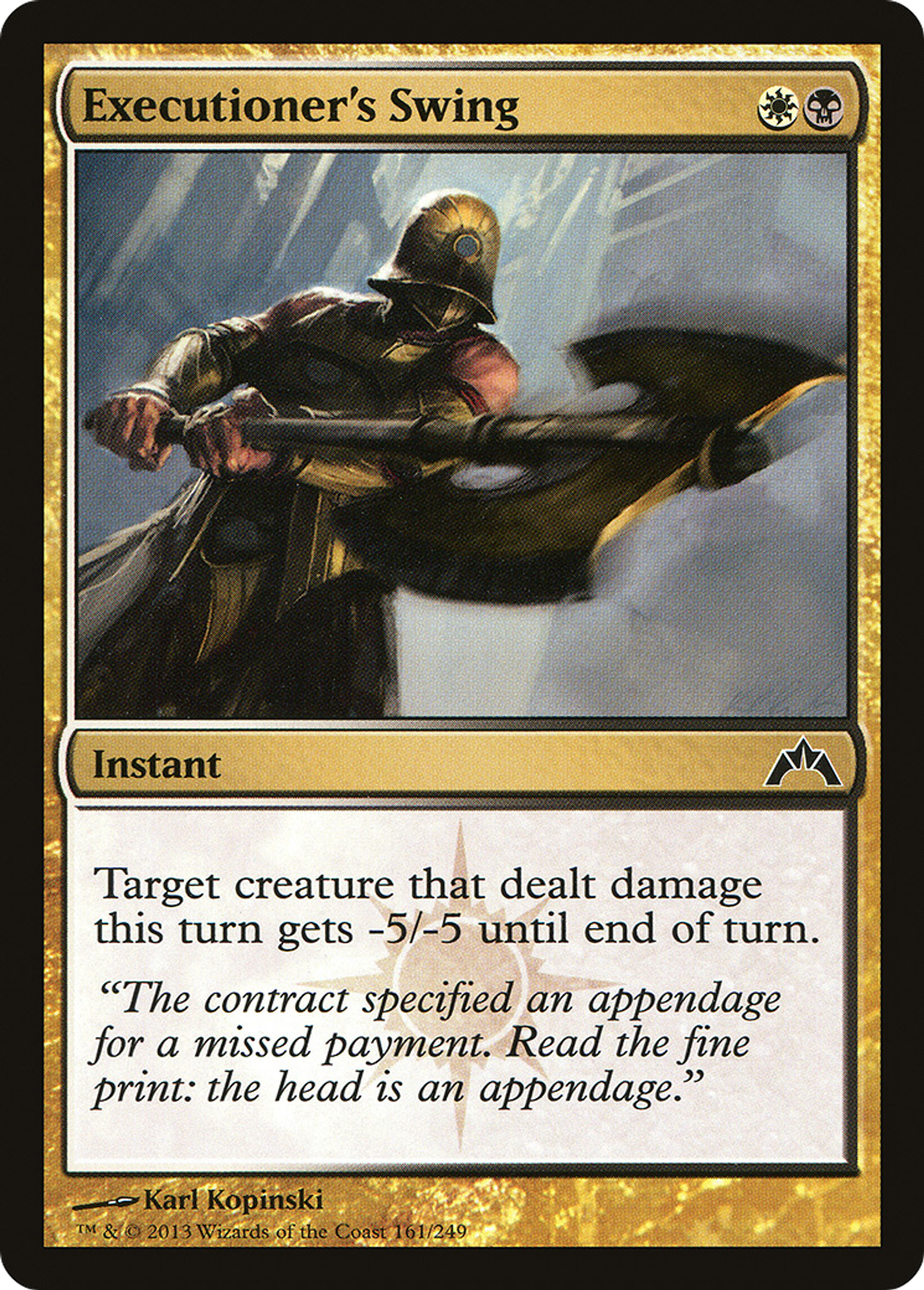 Executioner's Swing — Gatecrash — Magic: The Gathering