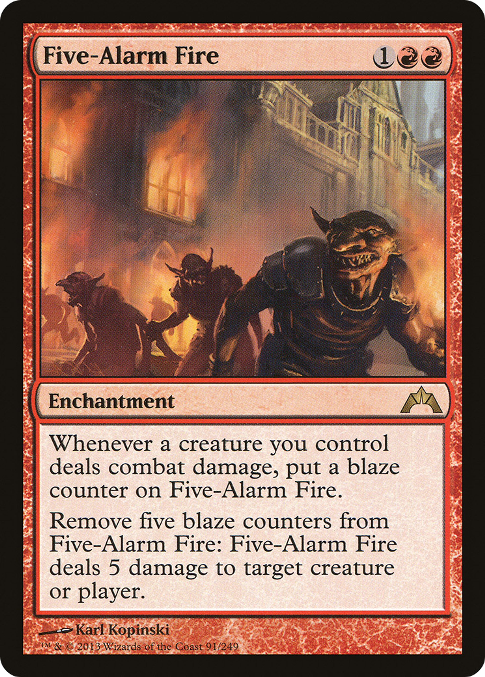 Five-Alarm Fire — Gatecrash — Magic: The Gathering
