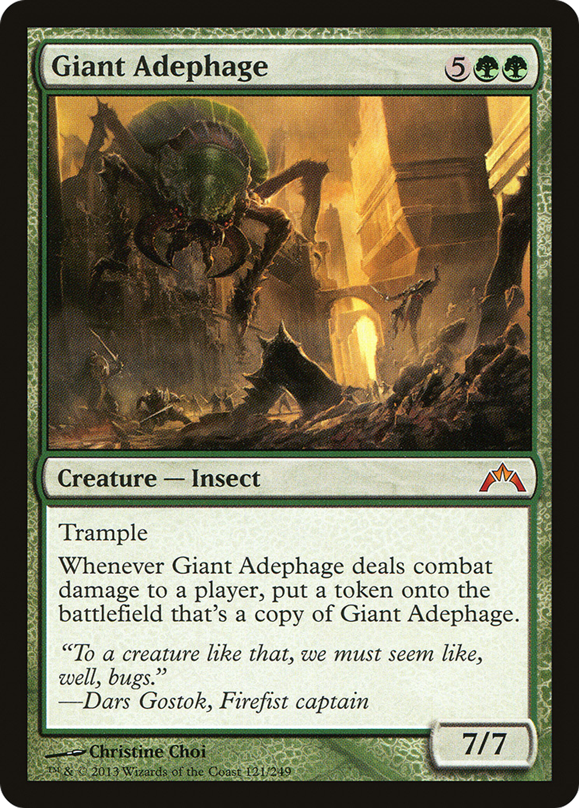 Giant Adephage — Gatecrash — Magic: The Gathering