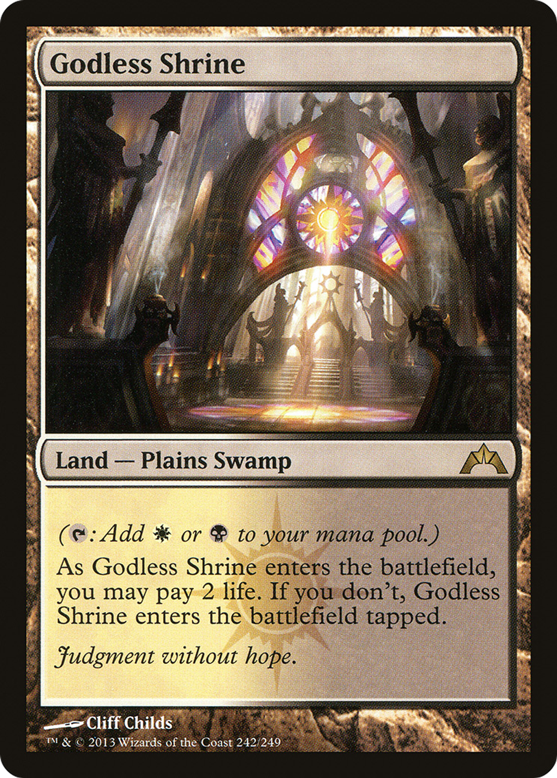 Godless Shrine — Gatecrash — Magic: The Gathering