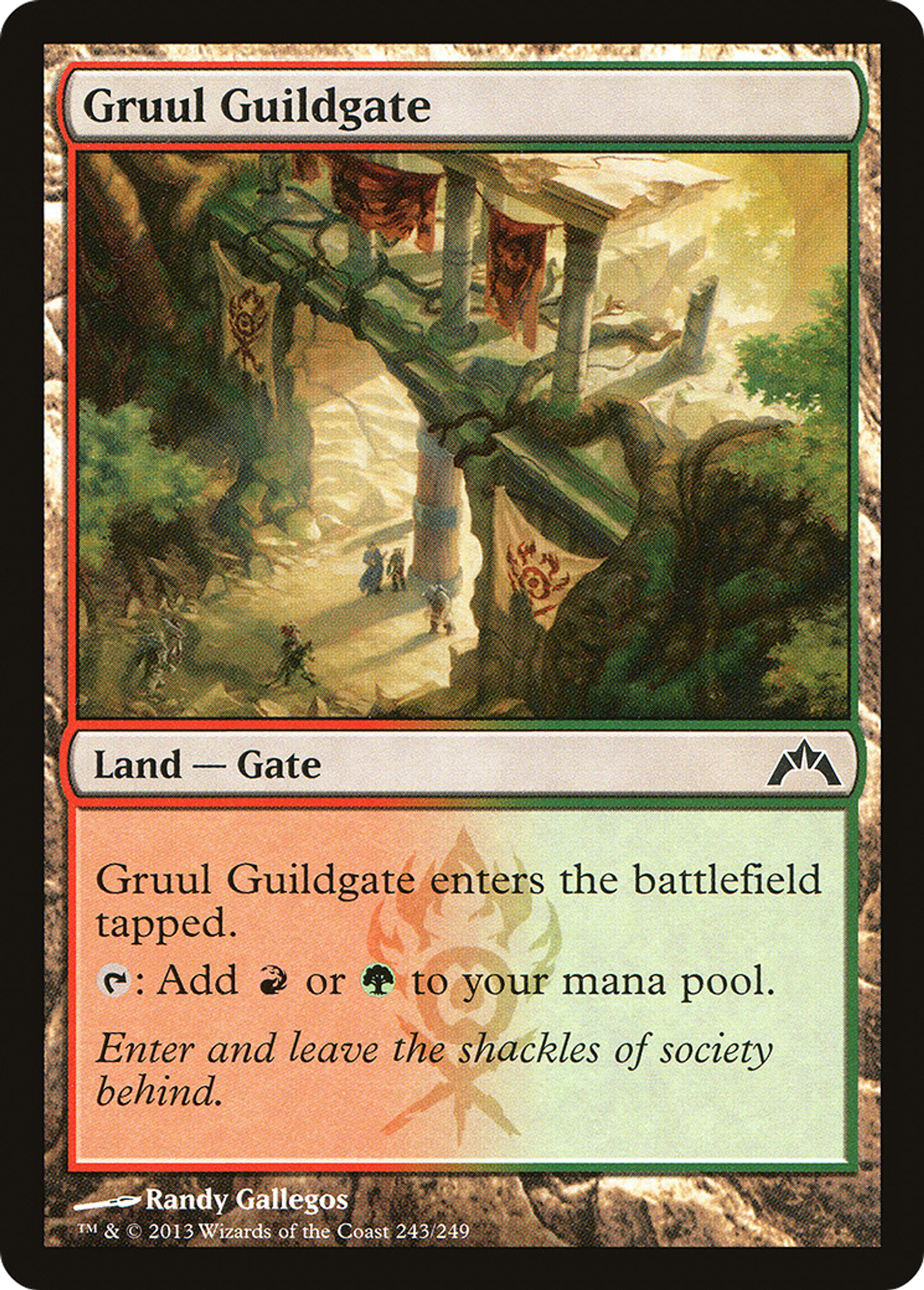 Gruul Guildgate — Gatecrash — Magic: The Gathering