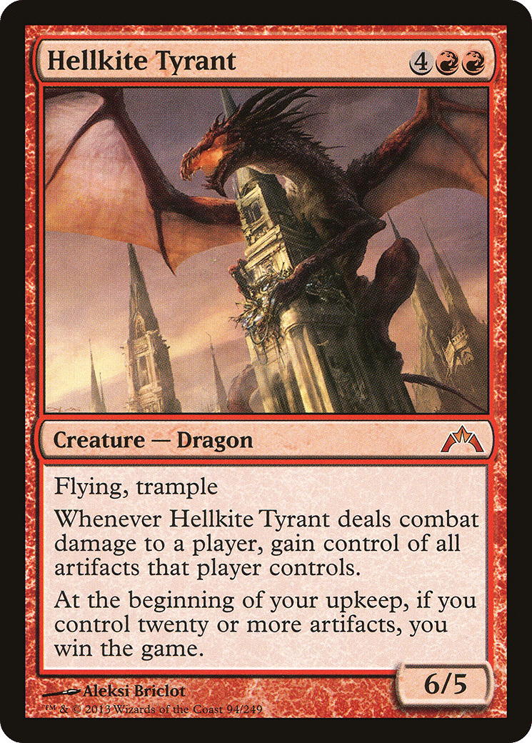 Hellkite Tyrant — Gatecrash — Magic: The Gathering