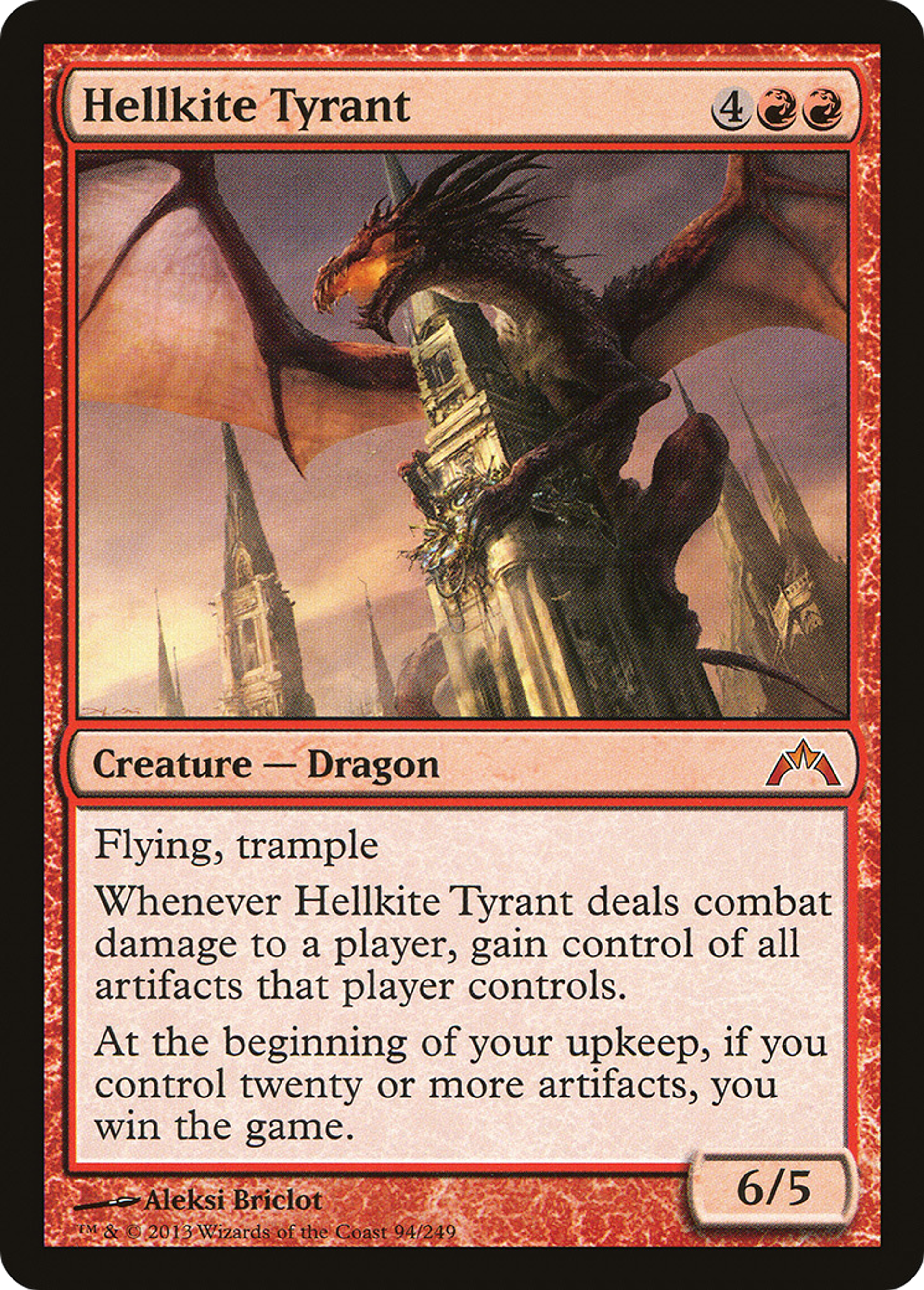 Hellkite Tyrant — Gatecrash — Magic: The Gathering