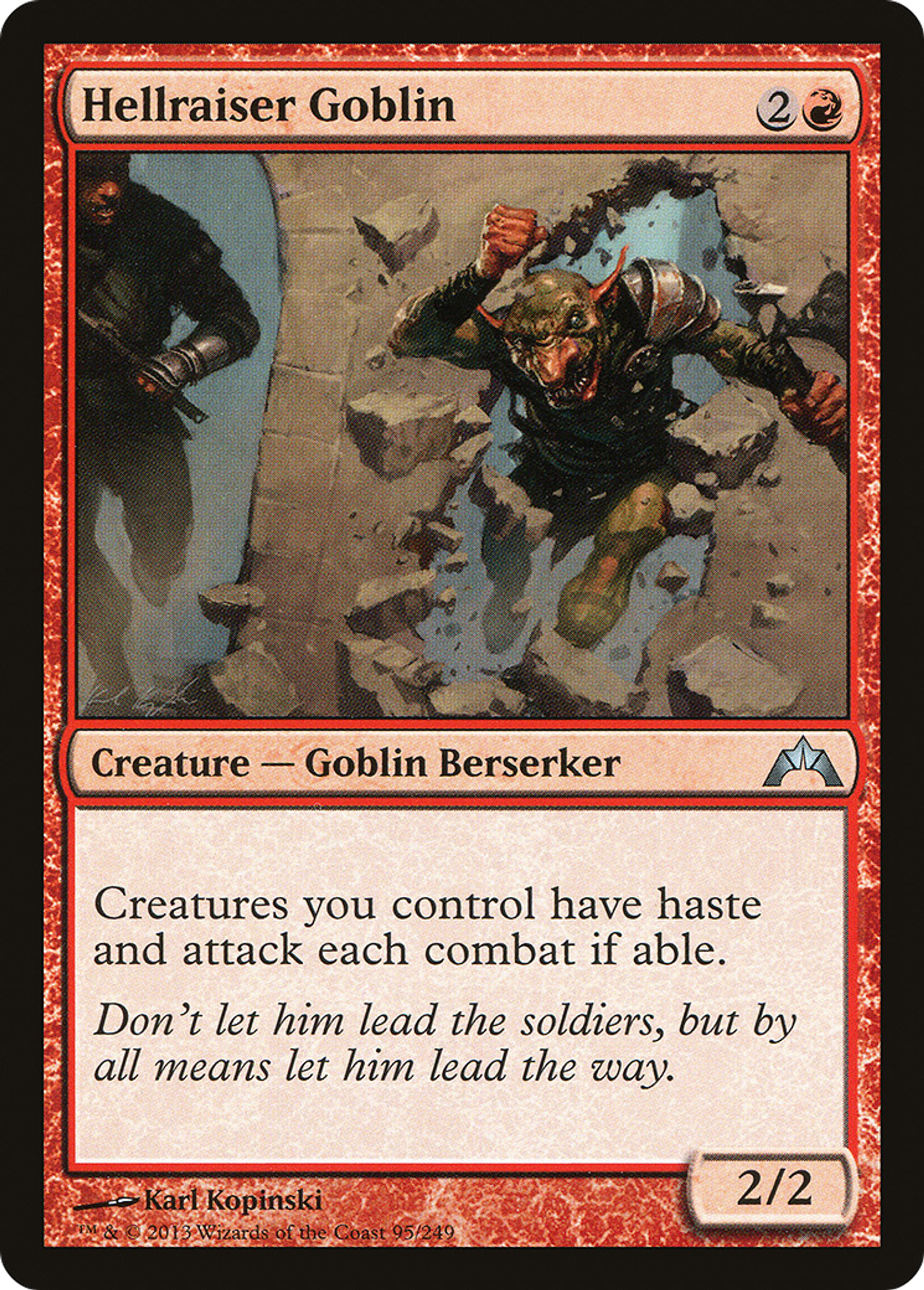 Hellraiser Goblin — Gatecrash — Magic: The Gathering