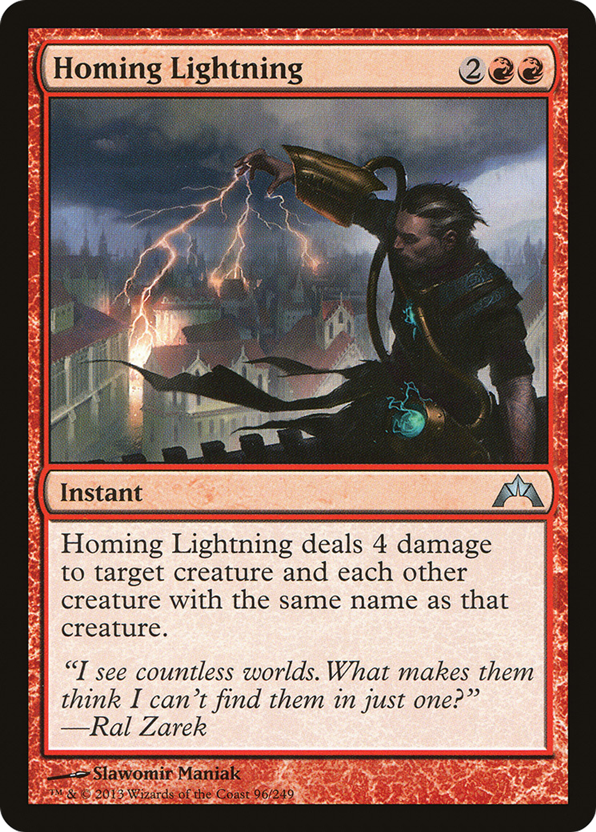 Homing Lightning — Gatecrash — Magic: The Gathering
