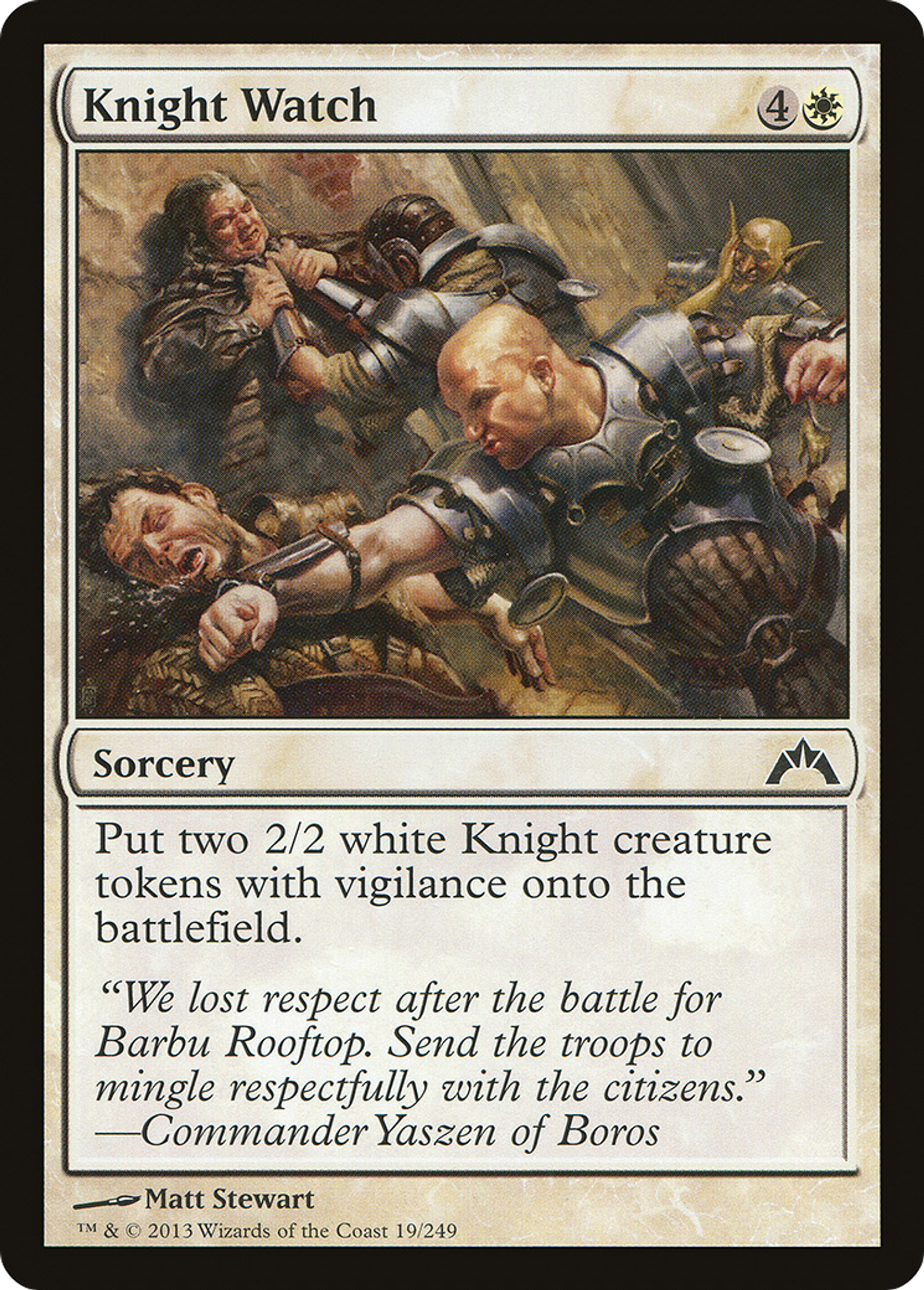 Knight Watch — Gatecrash — Magic: The Gathering