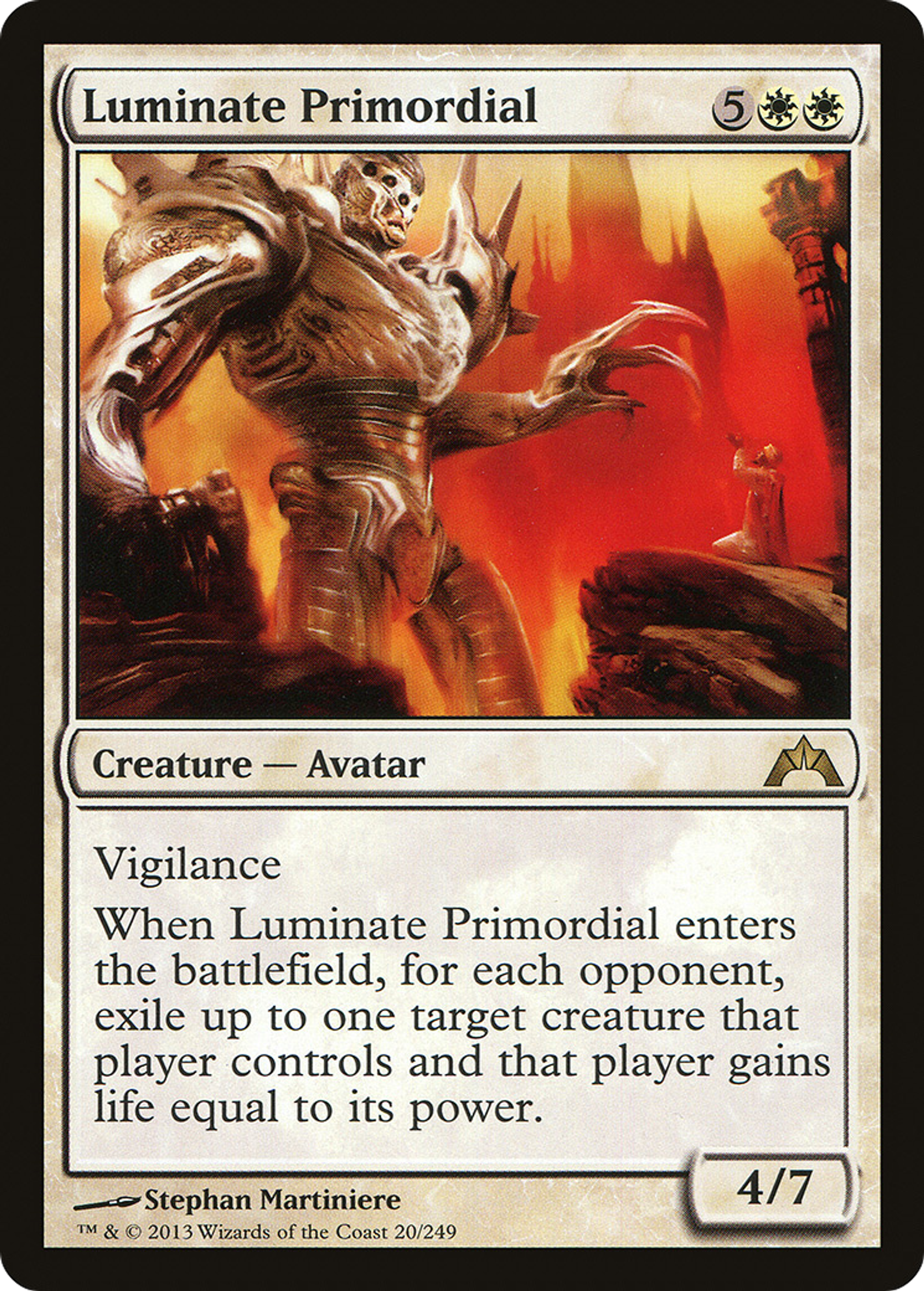 Luminate Primordial — Gatecrash — Magic: The Gathering