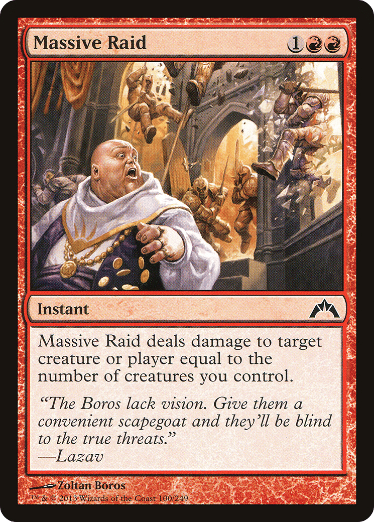 Massive Raid — Gatecrash — Magic: The Gathering